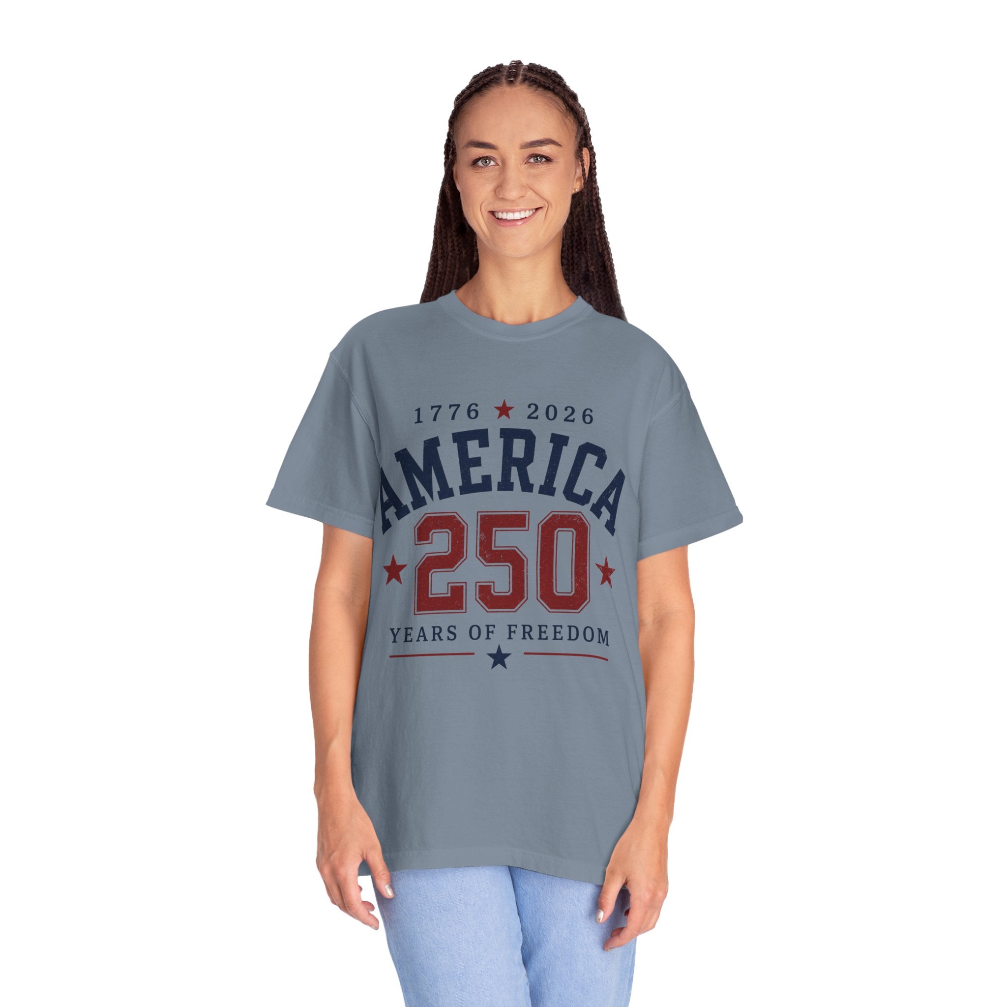America 250 T-Shirt — 1776–2026 Years of Freedom Patriotic Tee