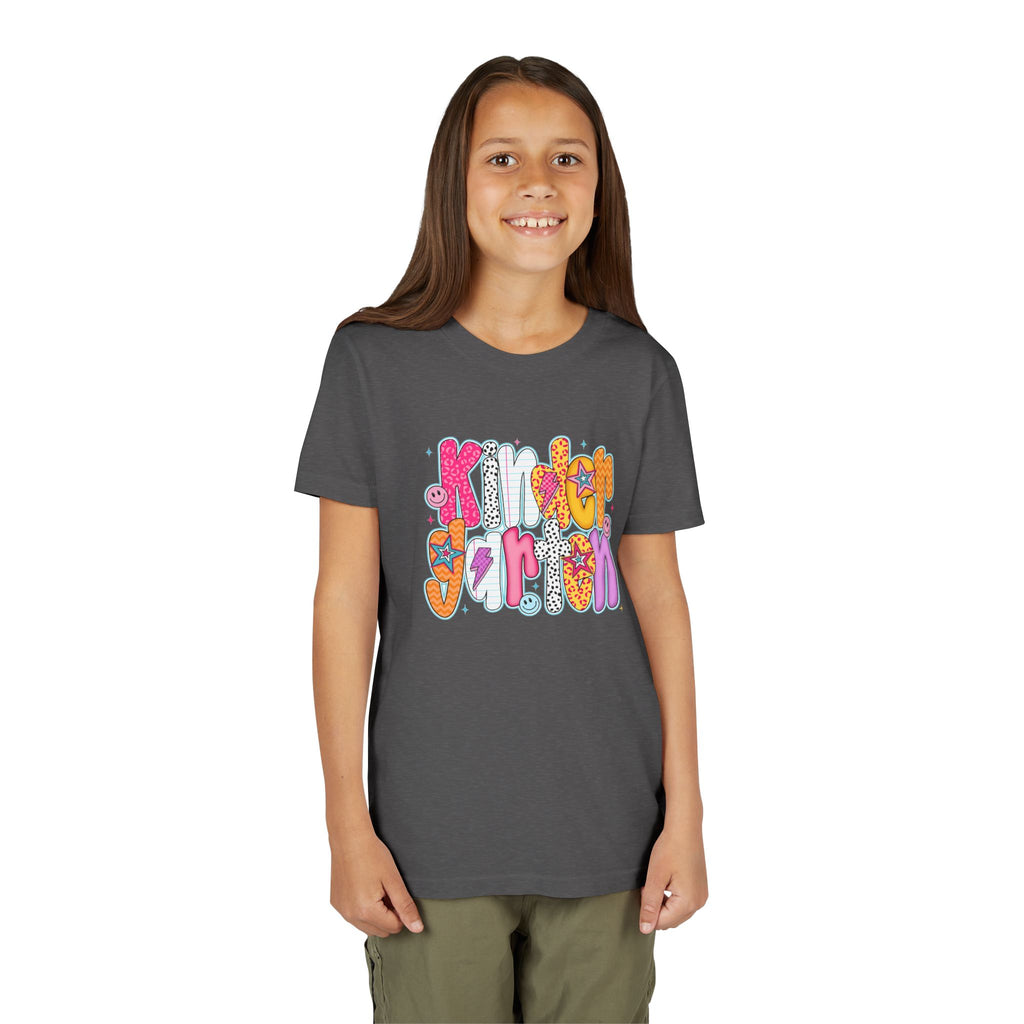 Youth Tee - "Kindergarten" Cute Retro Doodle Graphic