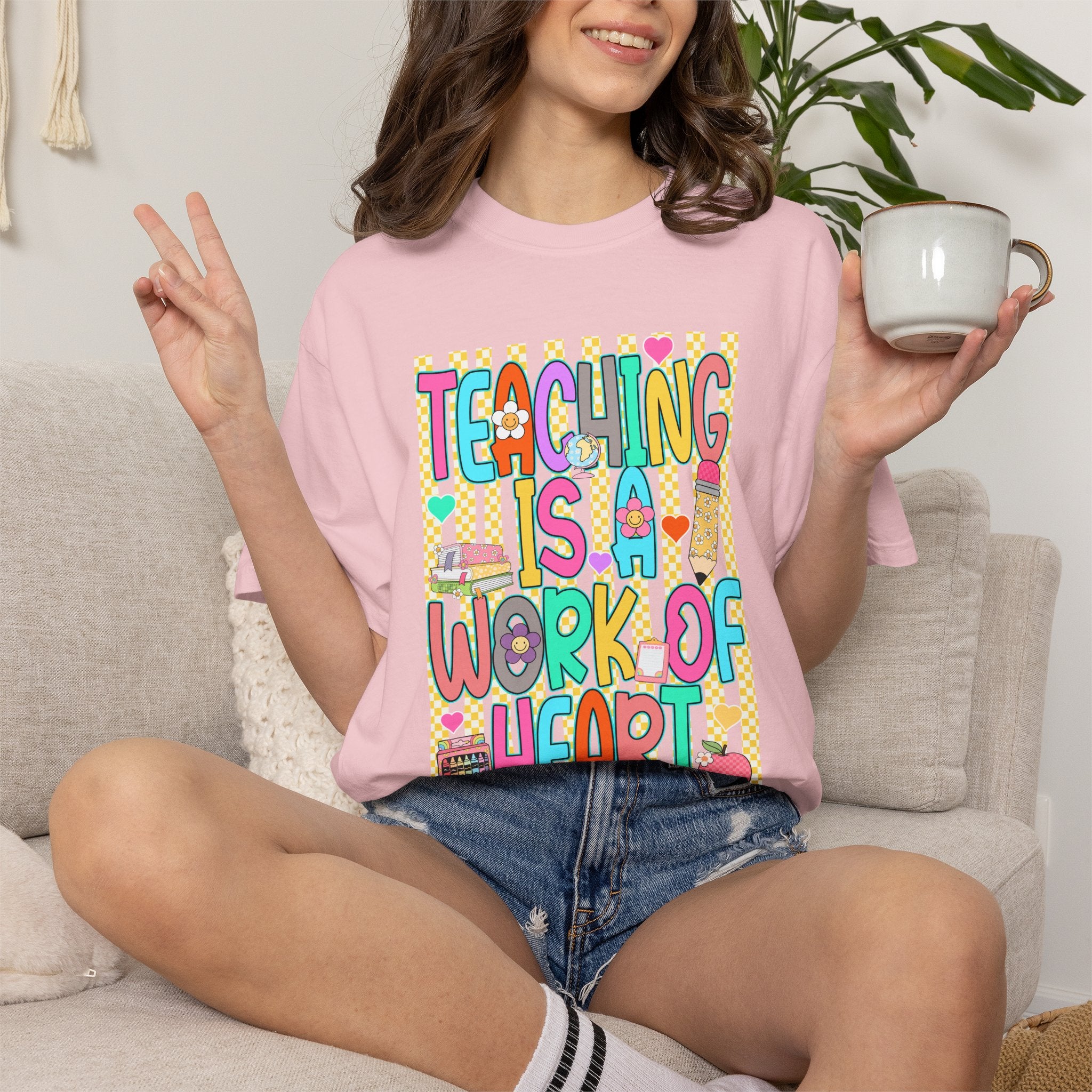 Teaching Is a Work of Heart T-Shirt