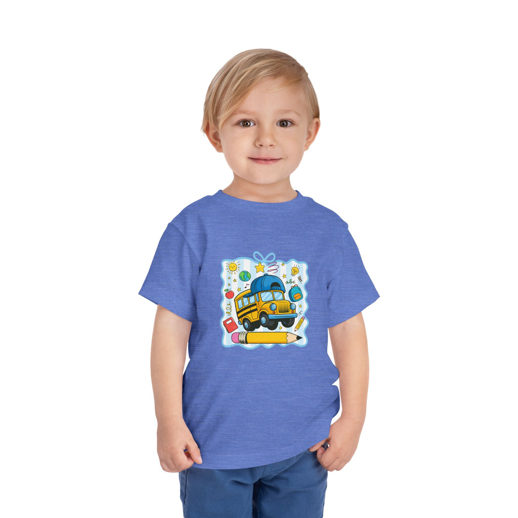 Toddler Tee — Cute School Bus Back to School Shirt for Kids