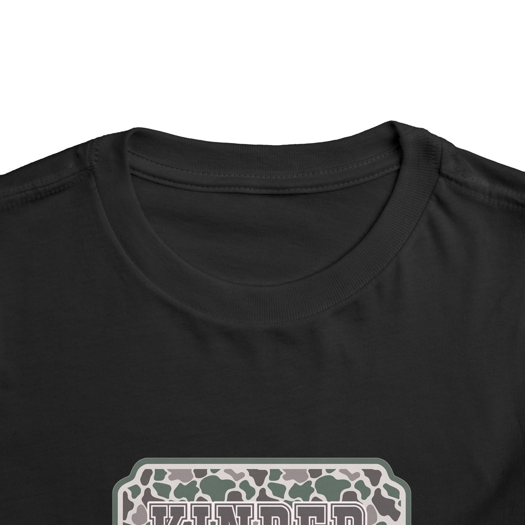 Kindergarten Toddler Tee — Floral Leopard Back to School Shirt