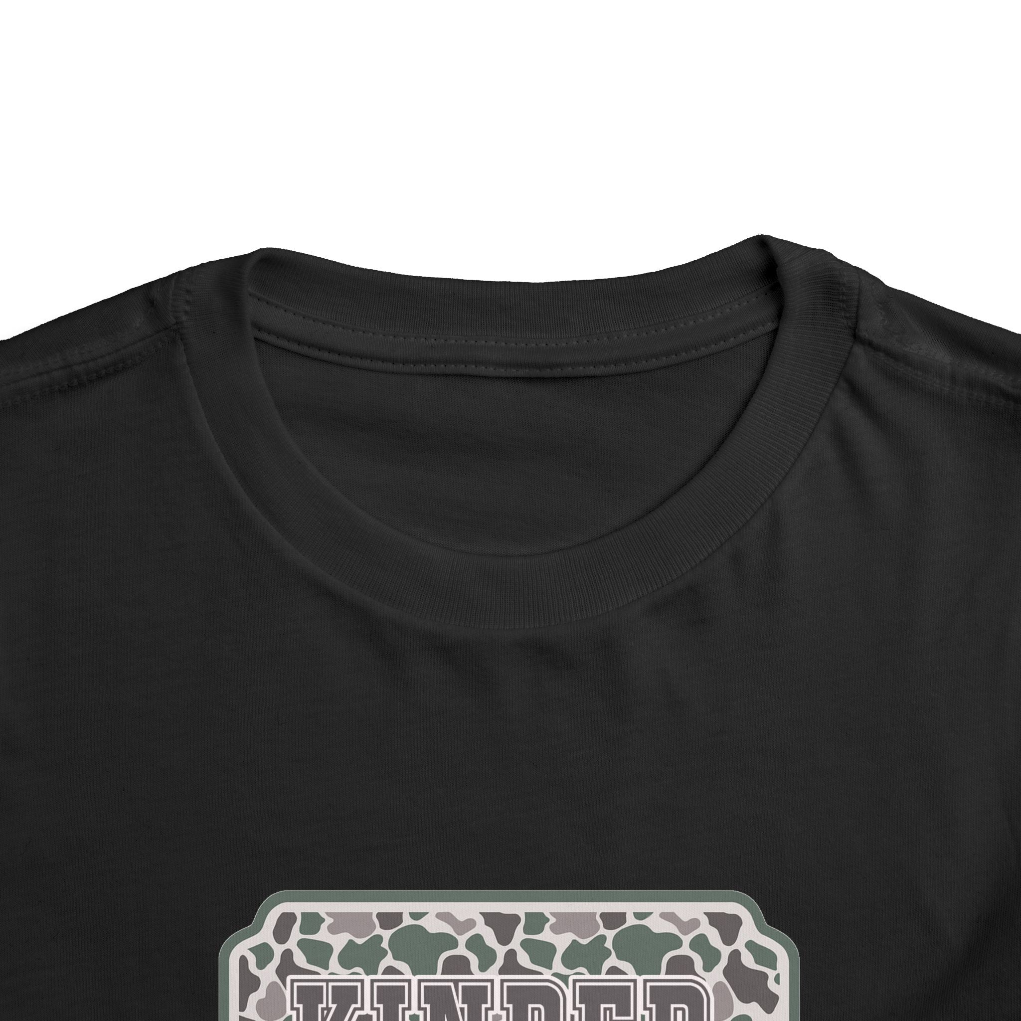 Kindergarten Toddler Tee — Floral Leopard Back to School Shirt