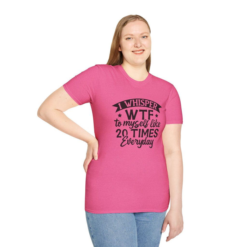 WTF To Myself T-Shirt — Funny Everyday Sarcastic Graphic Tee