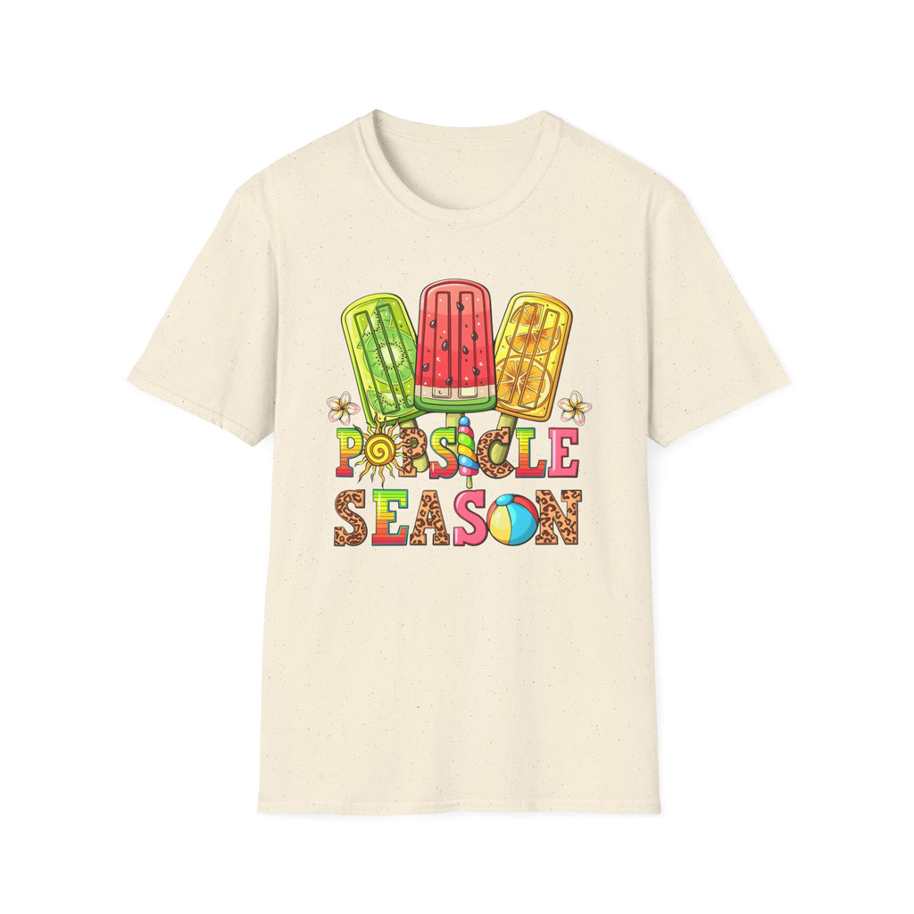 Popsicle Season T‑Shirt — Colorful Summer Popsicle Graphic Tee
