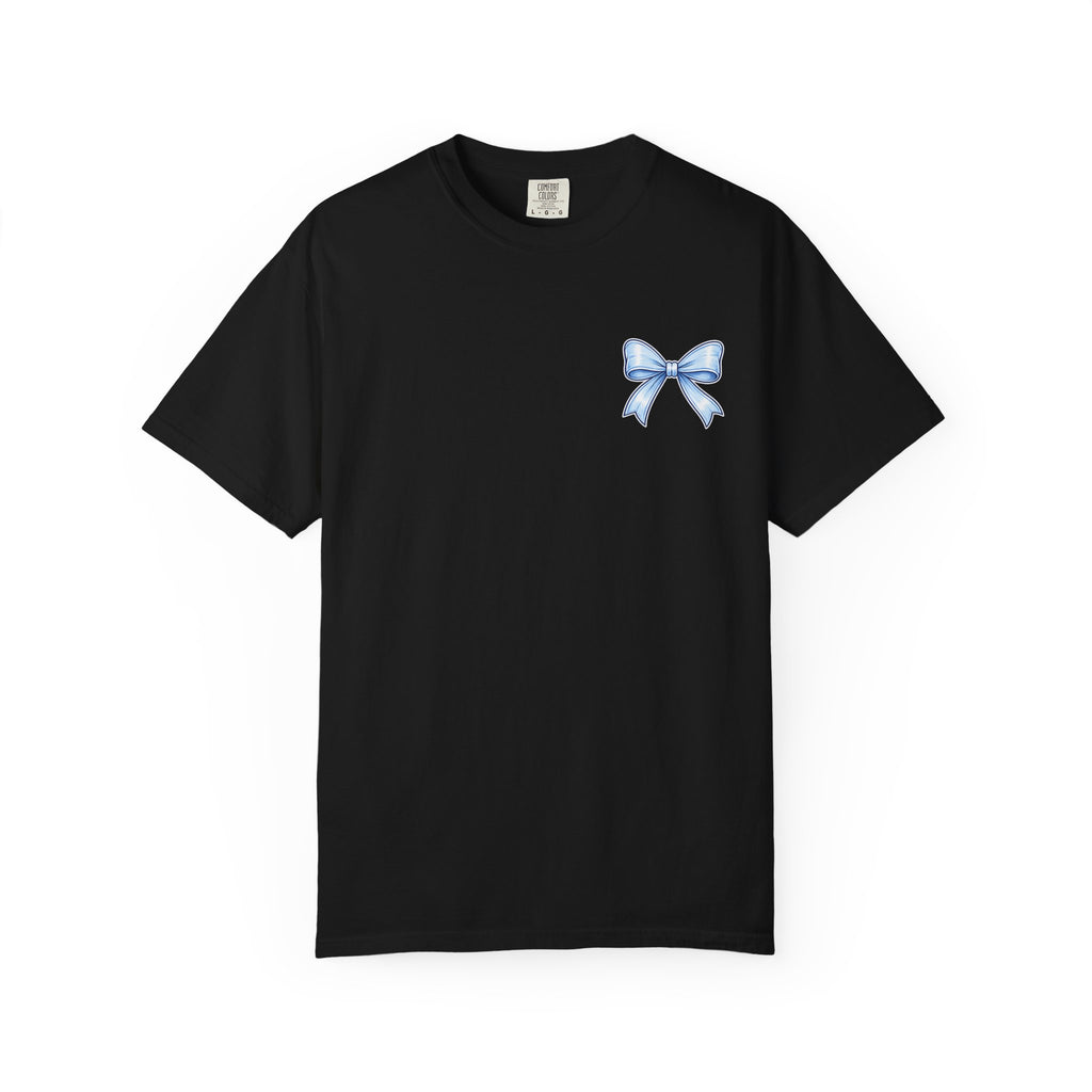 America 250 Years of Freedom T-Shirt — Patriotic 4th of July Tee with Blue Ribbon Design
