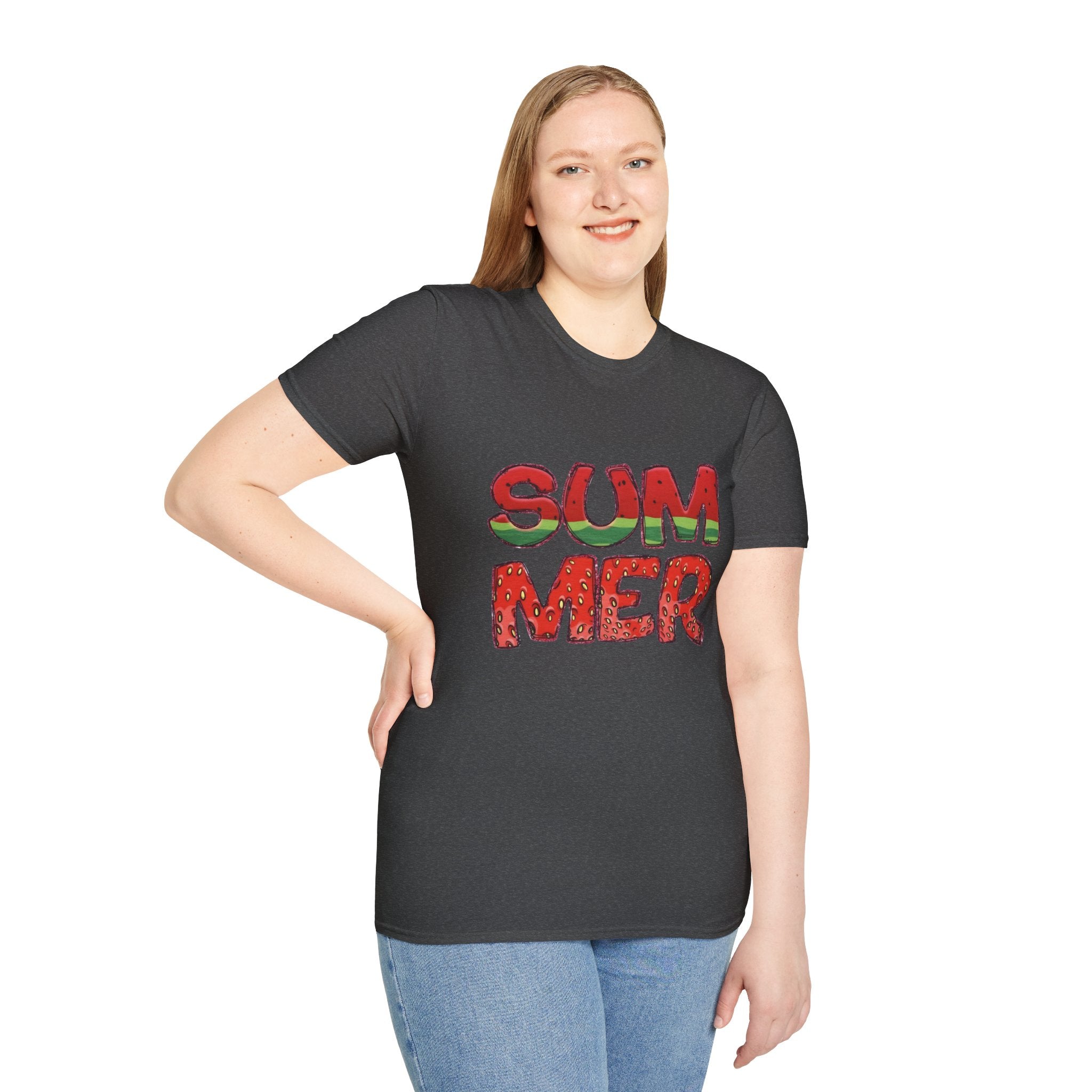 Summer Watermelon T-Shirt — Retro Fruity "SUMMER" Graphic Tee