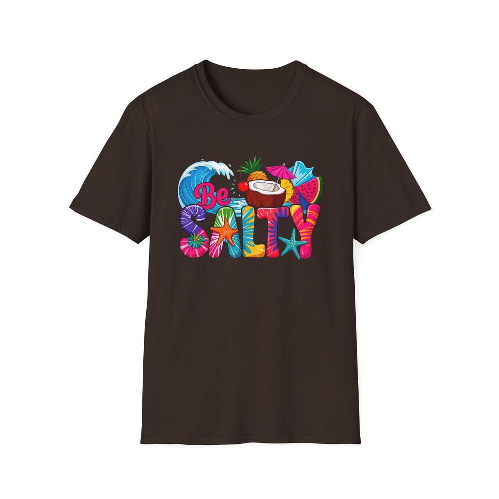 Be Salty Beach T-Shirt — Tropical Coconut & Surf Summer Tee
