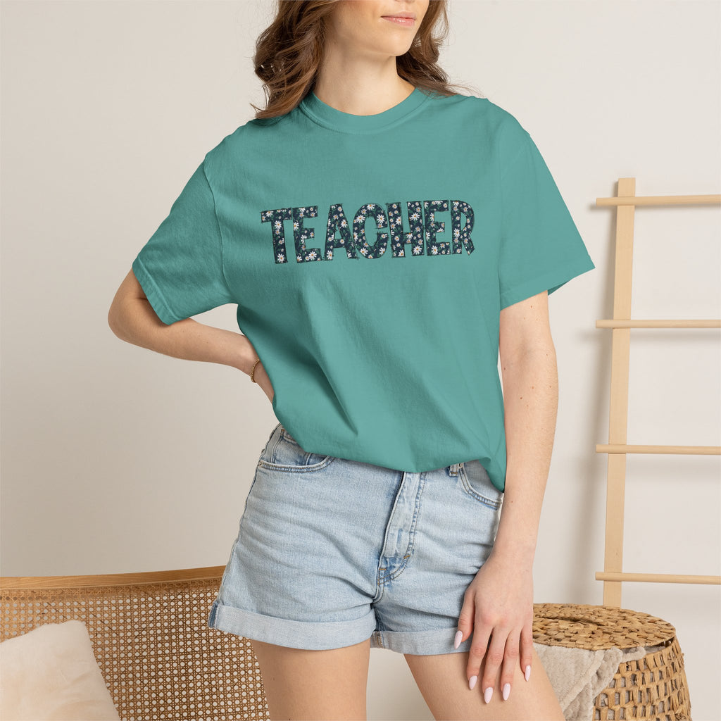 Teacher Camouflage Print T-Shirt