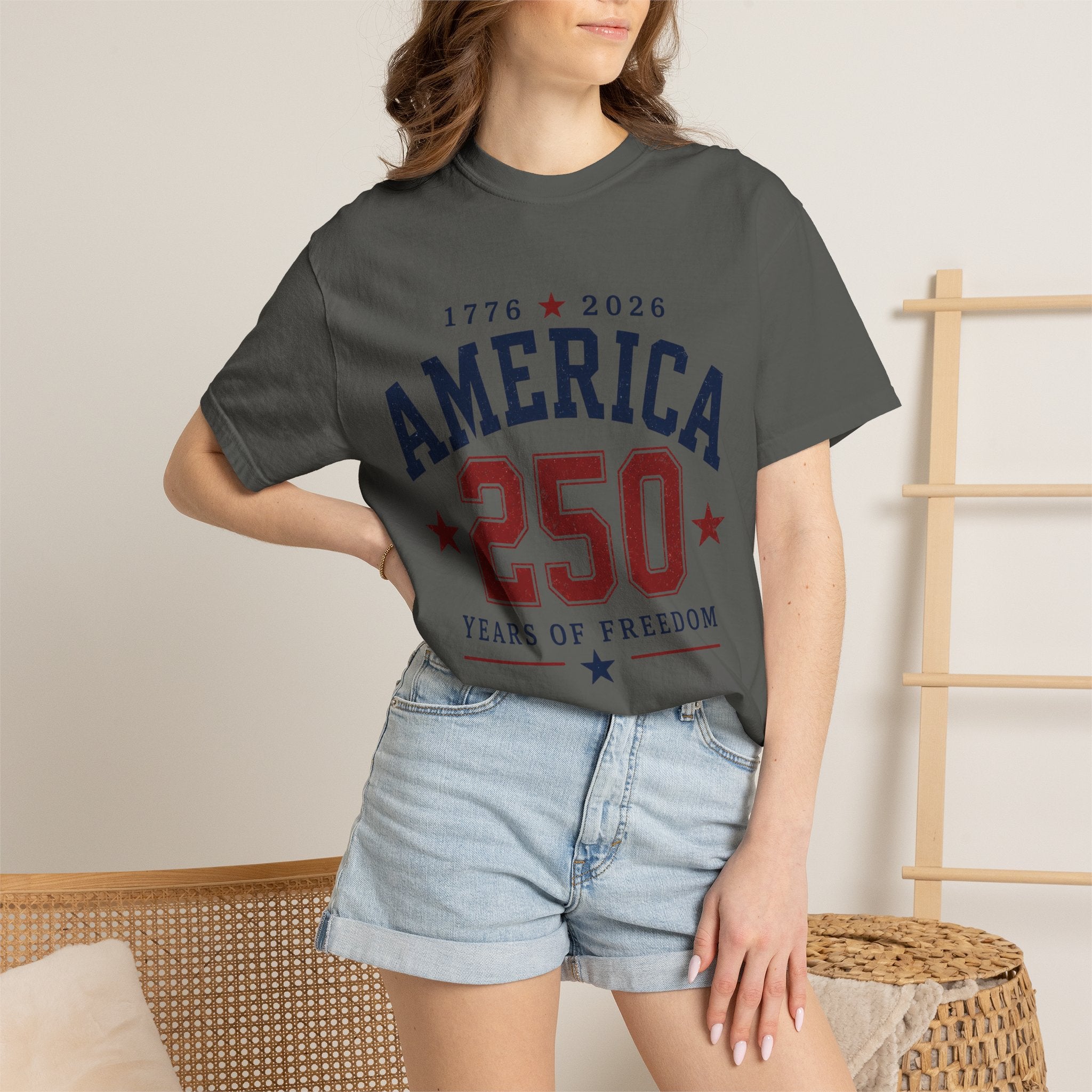 America 250 T-Shirt — 1776–2026 Years of Freedom Patriotic Tee