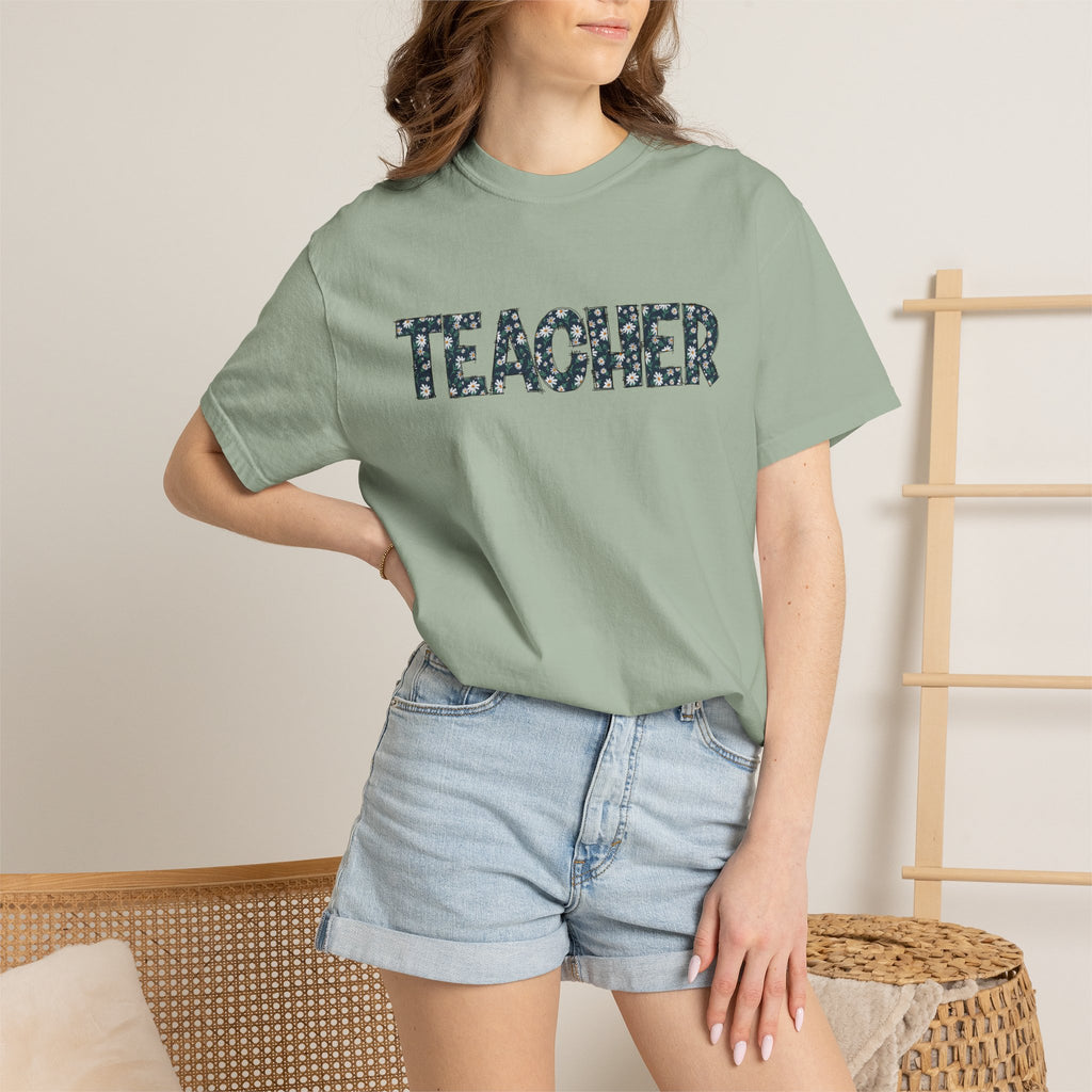 Teacher Camouflage Print T-Shirt