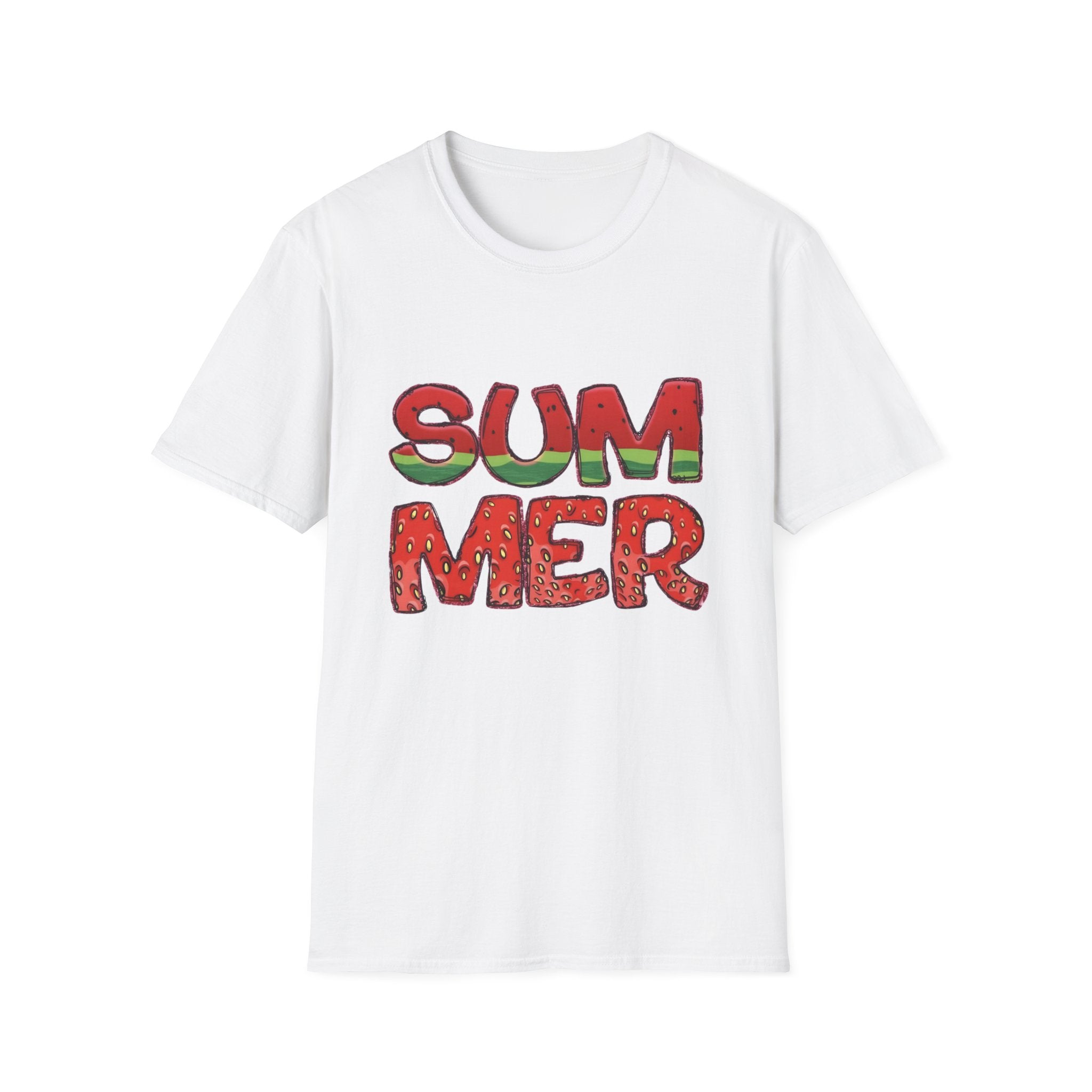 Summer Watermelon T-Shirt — Retro Fruity "SUMMER" Graphic Tee