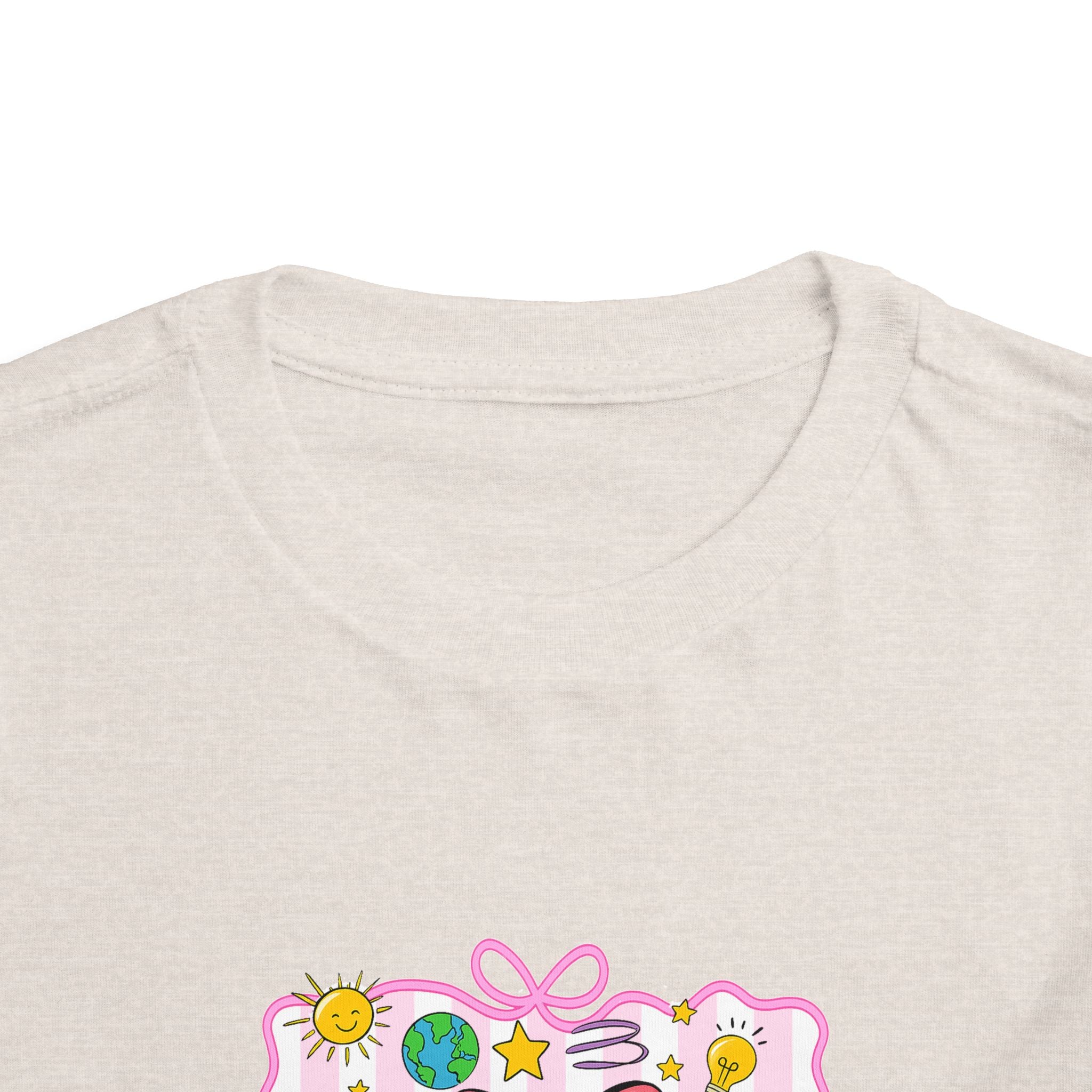 School Bus Kids Tee — Cute Back-to-School Toddler Shirt with Pencil & Apple Design
