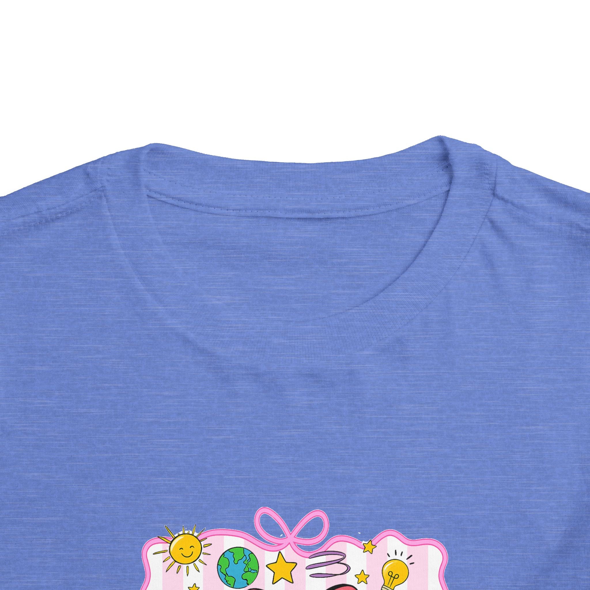 School Bus Kids Tee — Cute Back-to-School Toddler Shirt with Pencil & Apple Design
