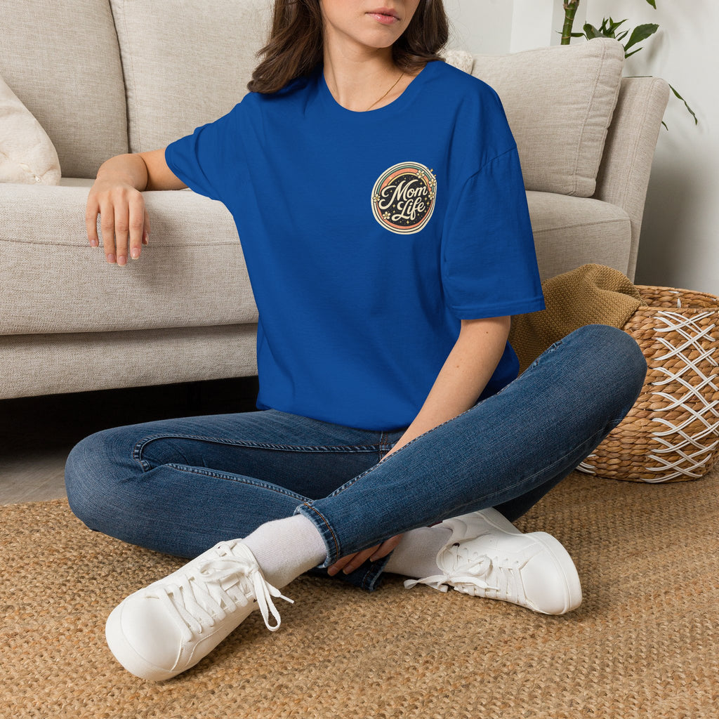 Mom Life T-Shirt — Retro Floral Mom Tee