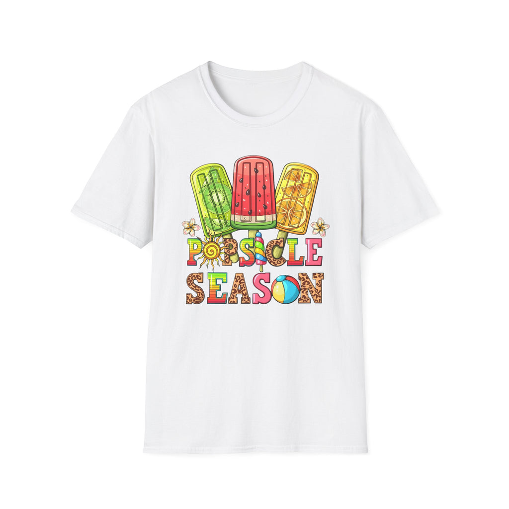 Popsicle Season T‑Shirt — Colorful Summer Popsicle Graphic Tee
