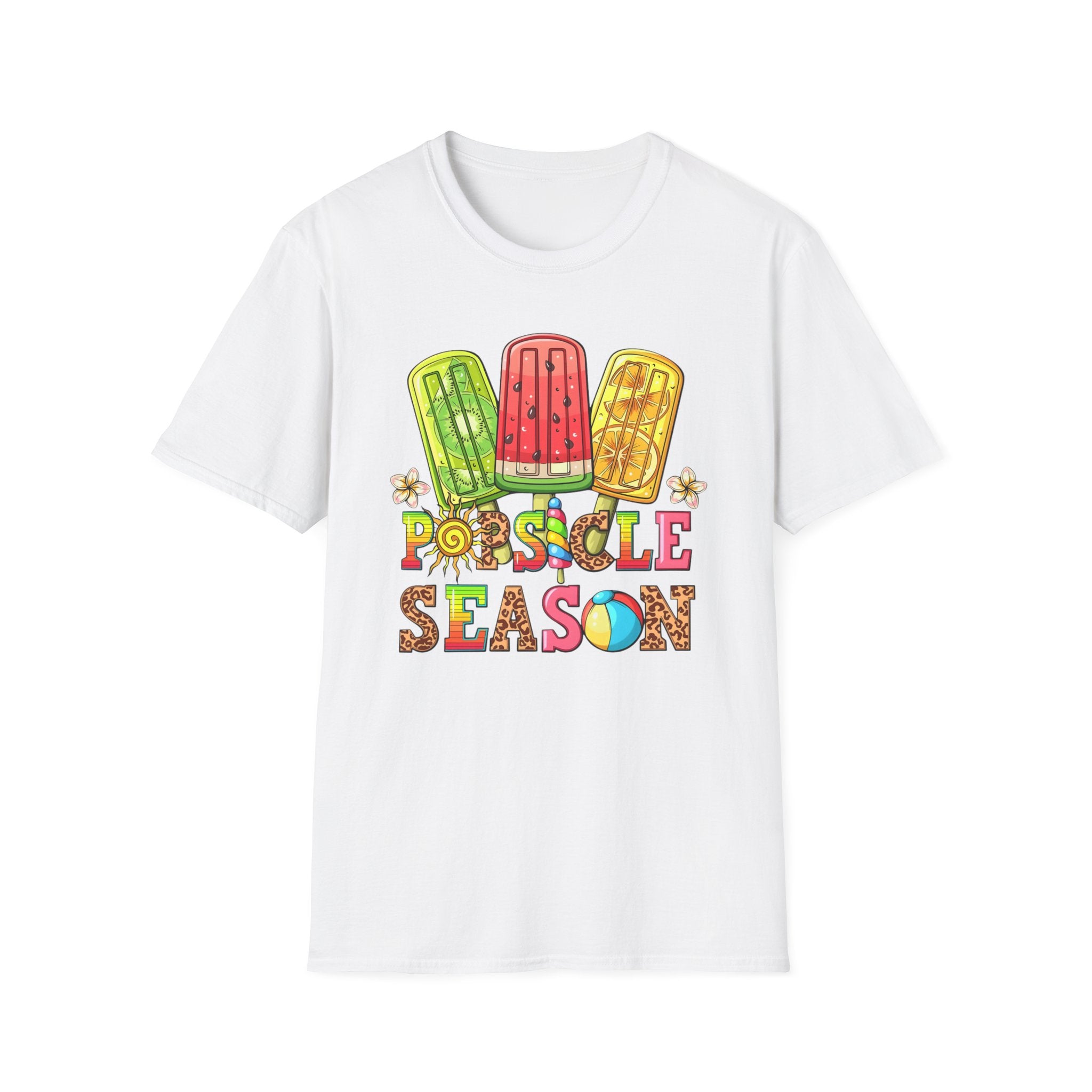Popsicle Season T‑Shirt — Colorful Summer Popsicle Graphic Tee