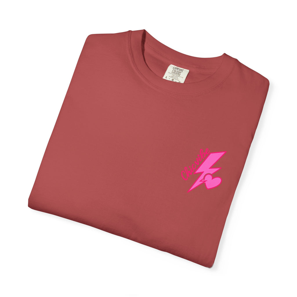 Motherhood Graphic T-Shirt — "Motherhood Powered by Coffee, Chaos & Delusion"