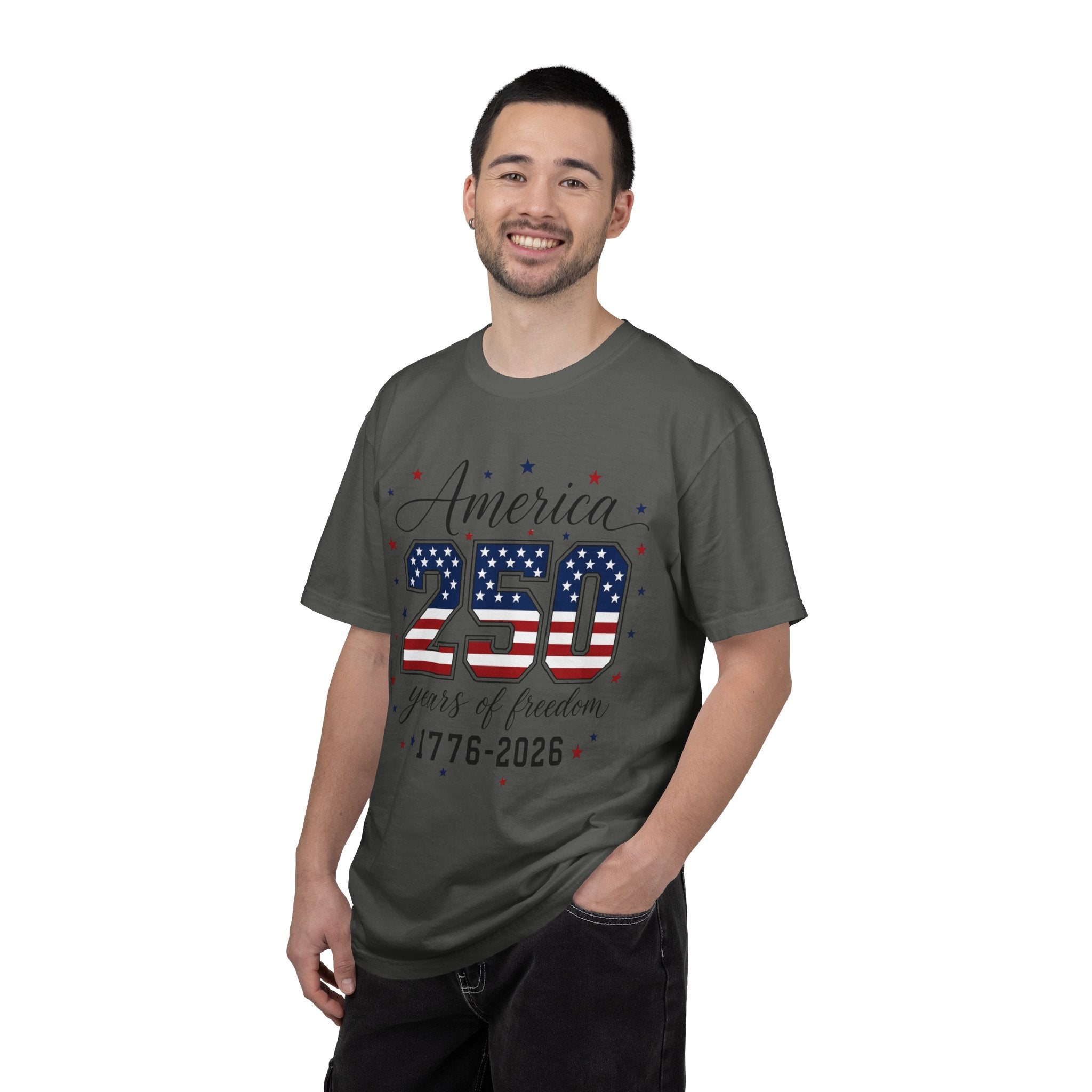 America 250 T-Shirt — 250 Years of Freedom 1776–2026 Patriotic Tee