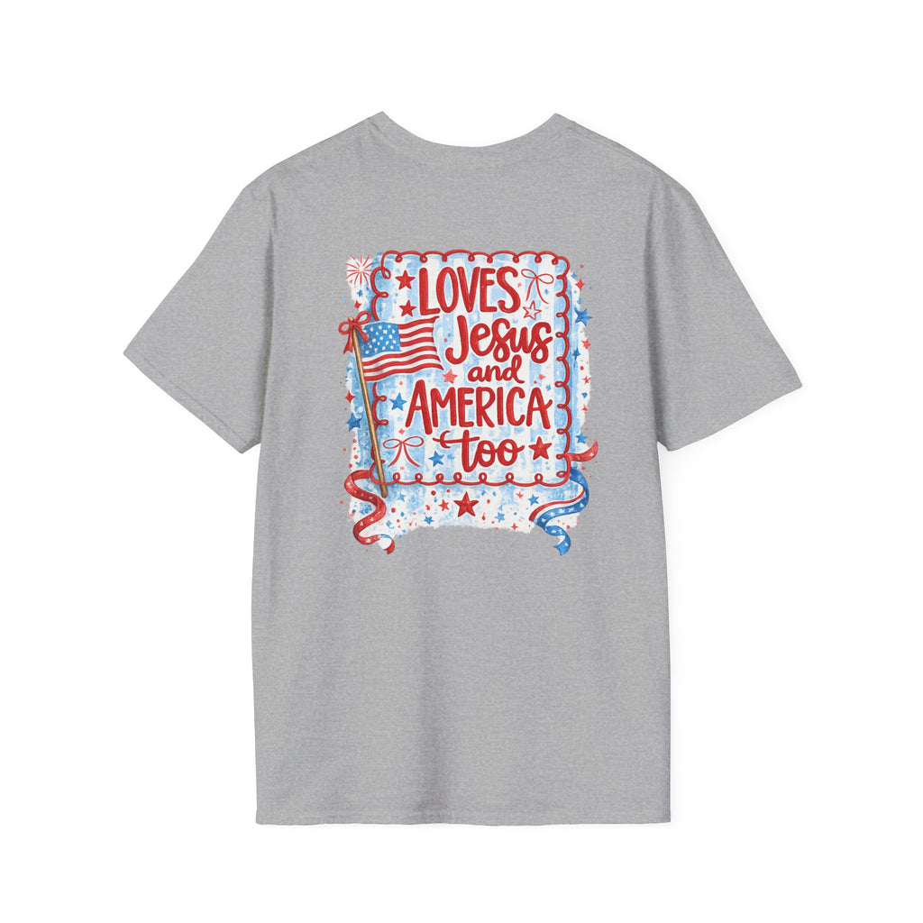 Pocket Flag T-Shirt — Small American Flag Chest Tee