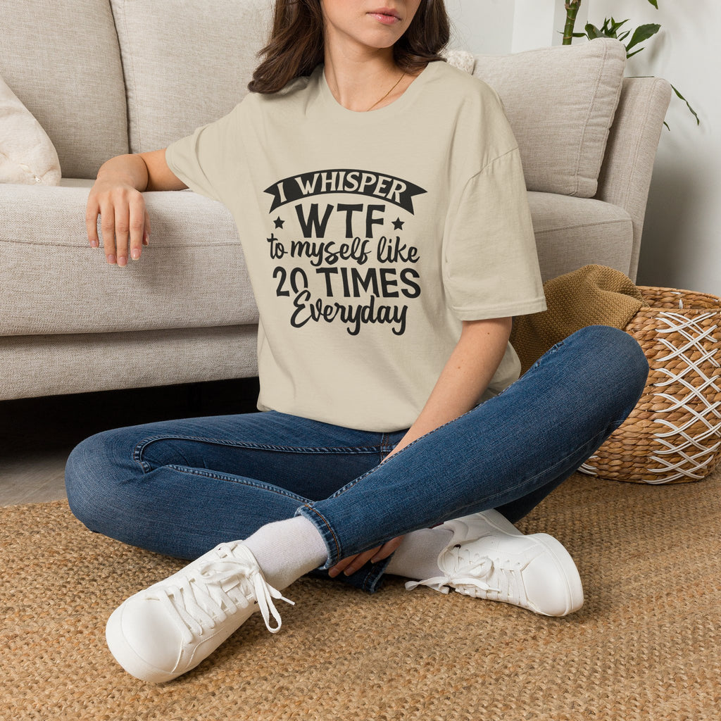 WTF To Myself T-Shirt — Funny Everyday Sarcastic Graphic Tee