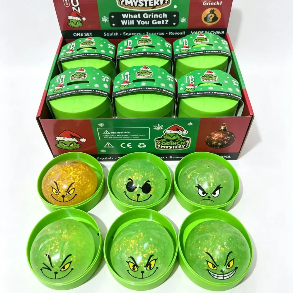 Glitter Green Dumpling Stress Toy
