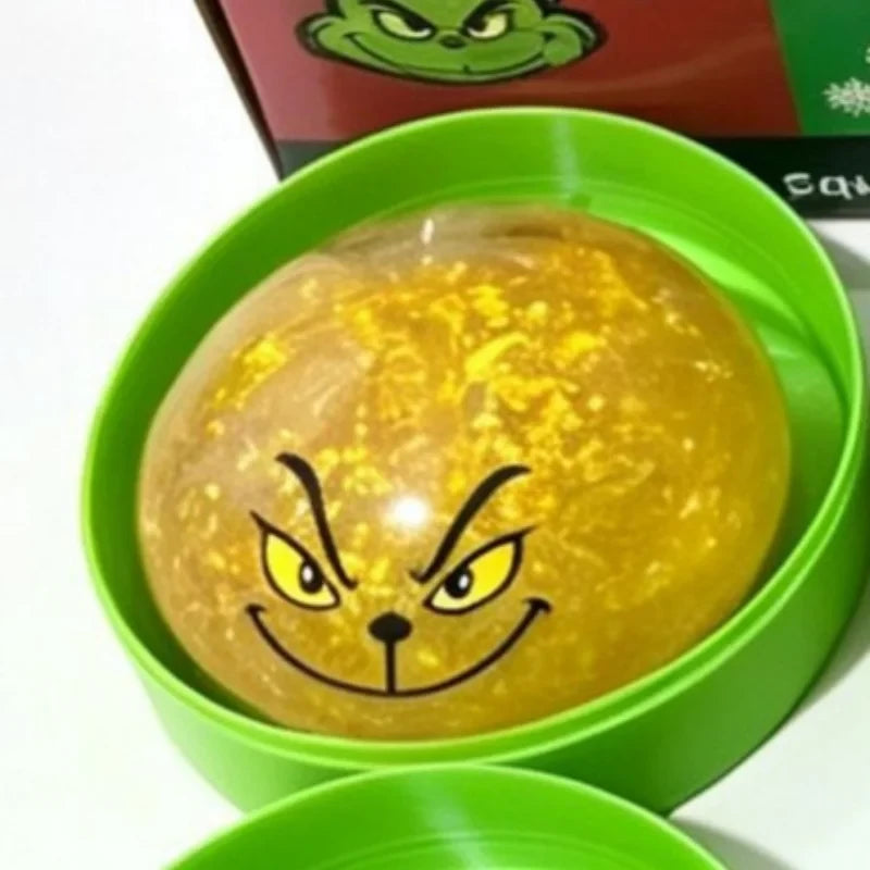Glitter Green Dumpling Stress Toy
