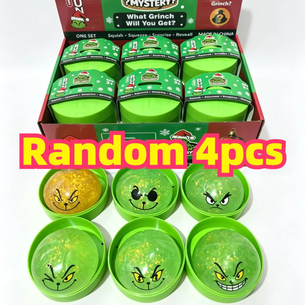 Glitter Green Dumpling Stress Toy