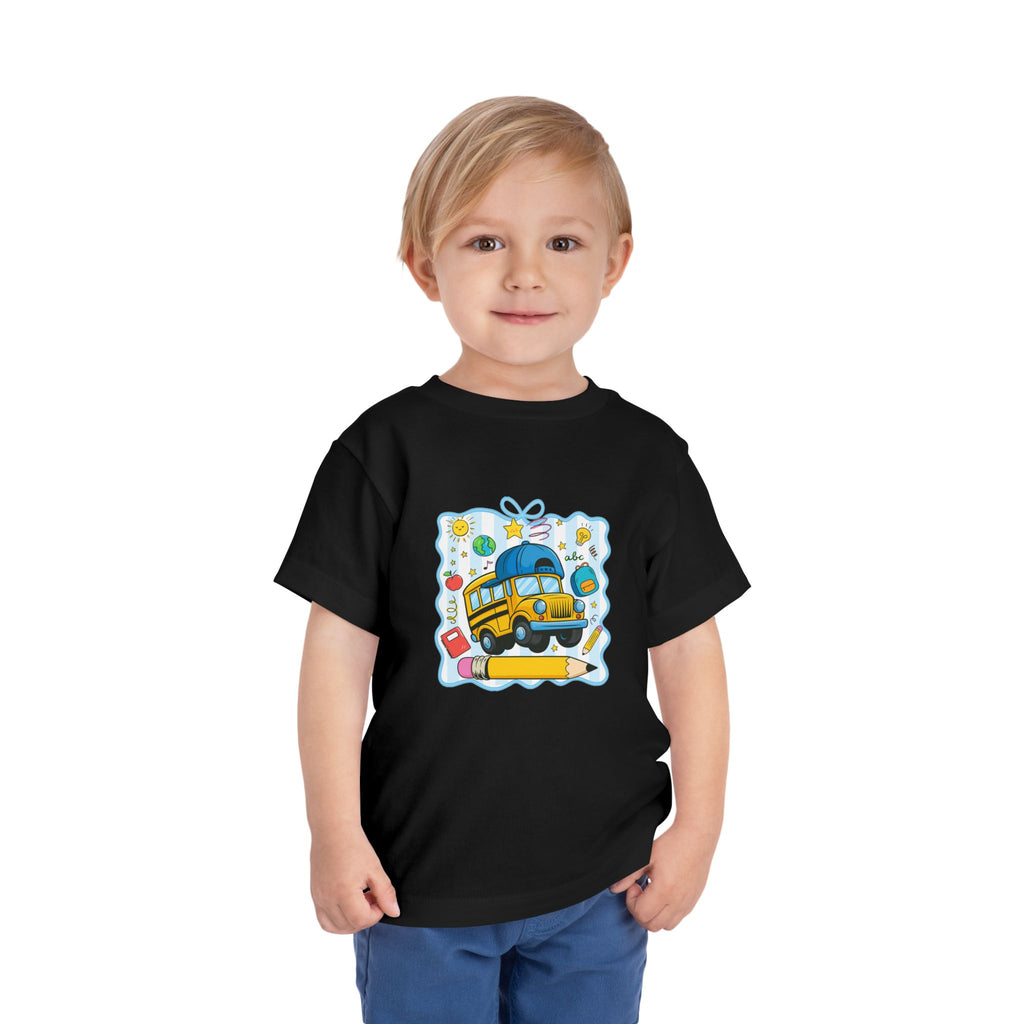 Toddler Tee — Cute School Bus Back to School Shirt for Kids