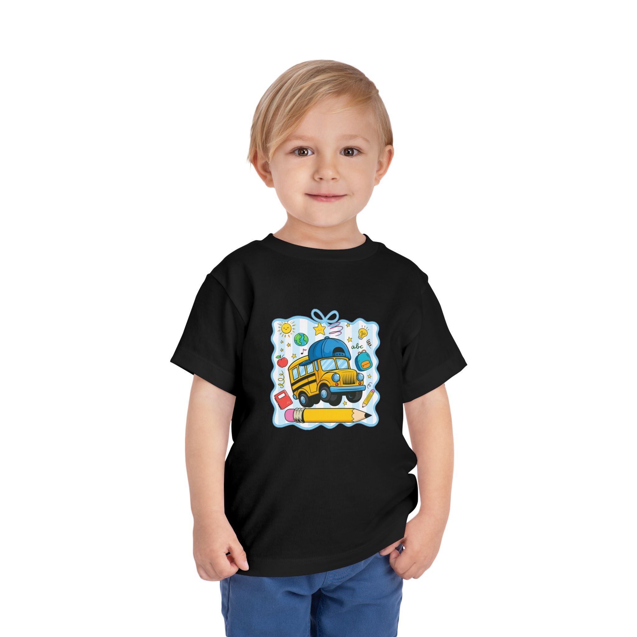 Toddler Tee — Cute School Bus Back to School Shirt for Kids