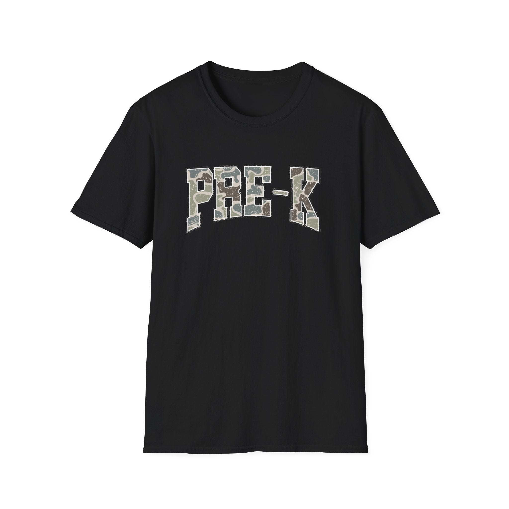 PRE-K Camo Kids T-Shirt — Military Style Preschool Shirt