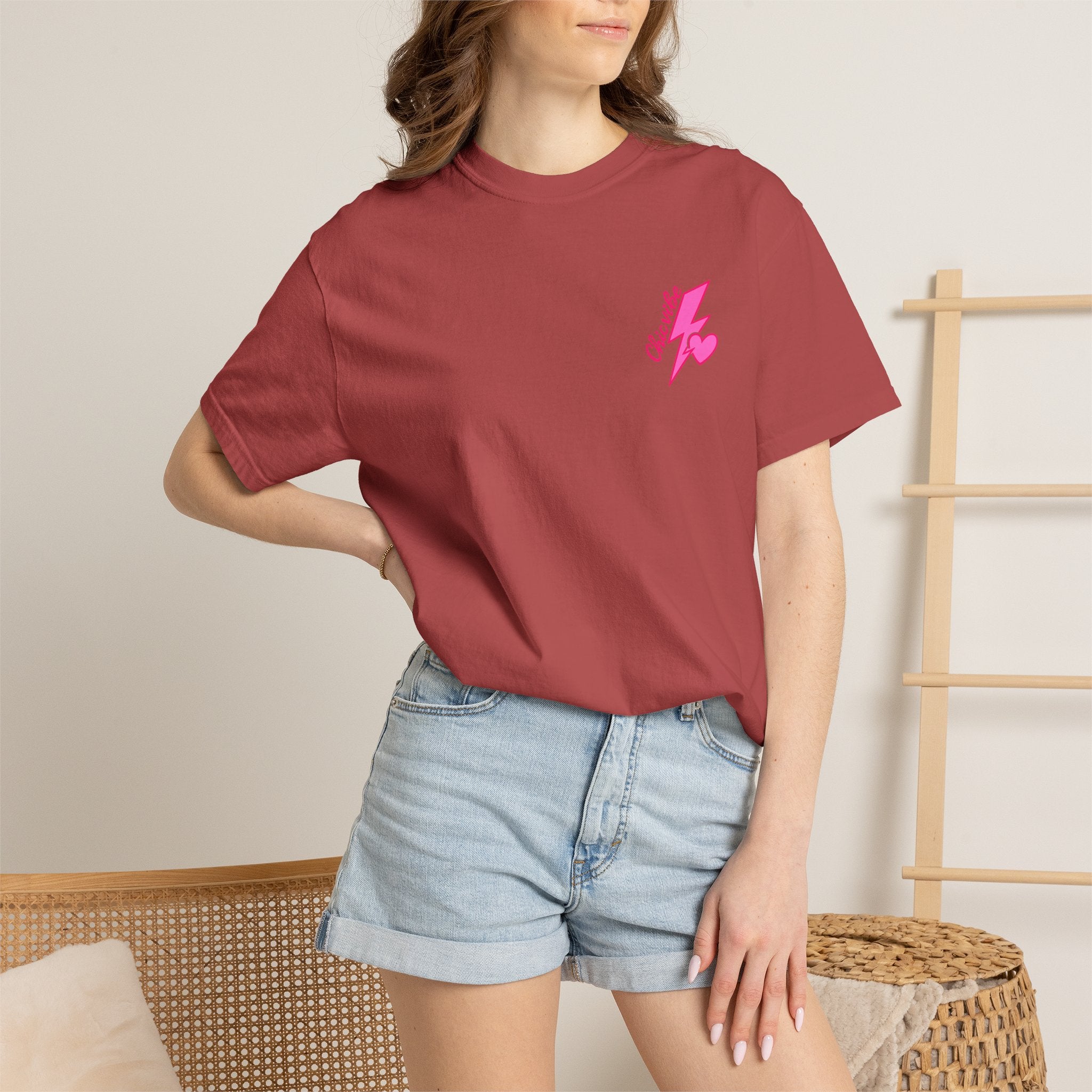 Motherhood Graphic T-Shirt — "Motherhood Powered by Coffee, Chaos & Delusion"