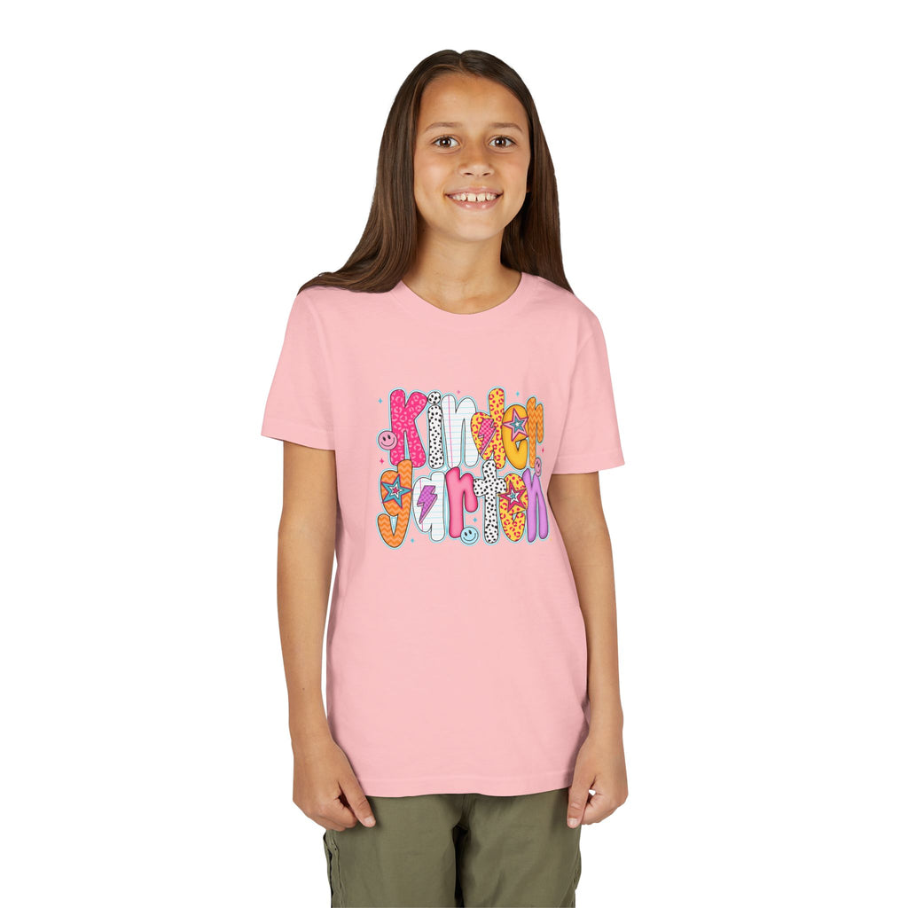 Youth Tee - "Kindergarten" Cute Retro Doodle Graphic