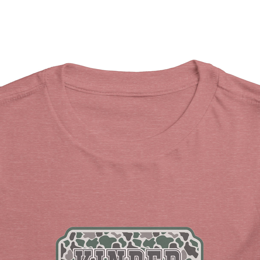Kindergarten Toddler Tee — Floral Leopard Back to School Shirt