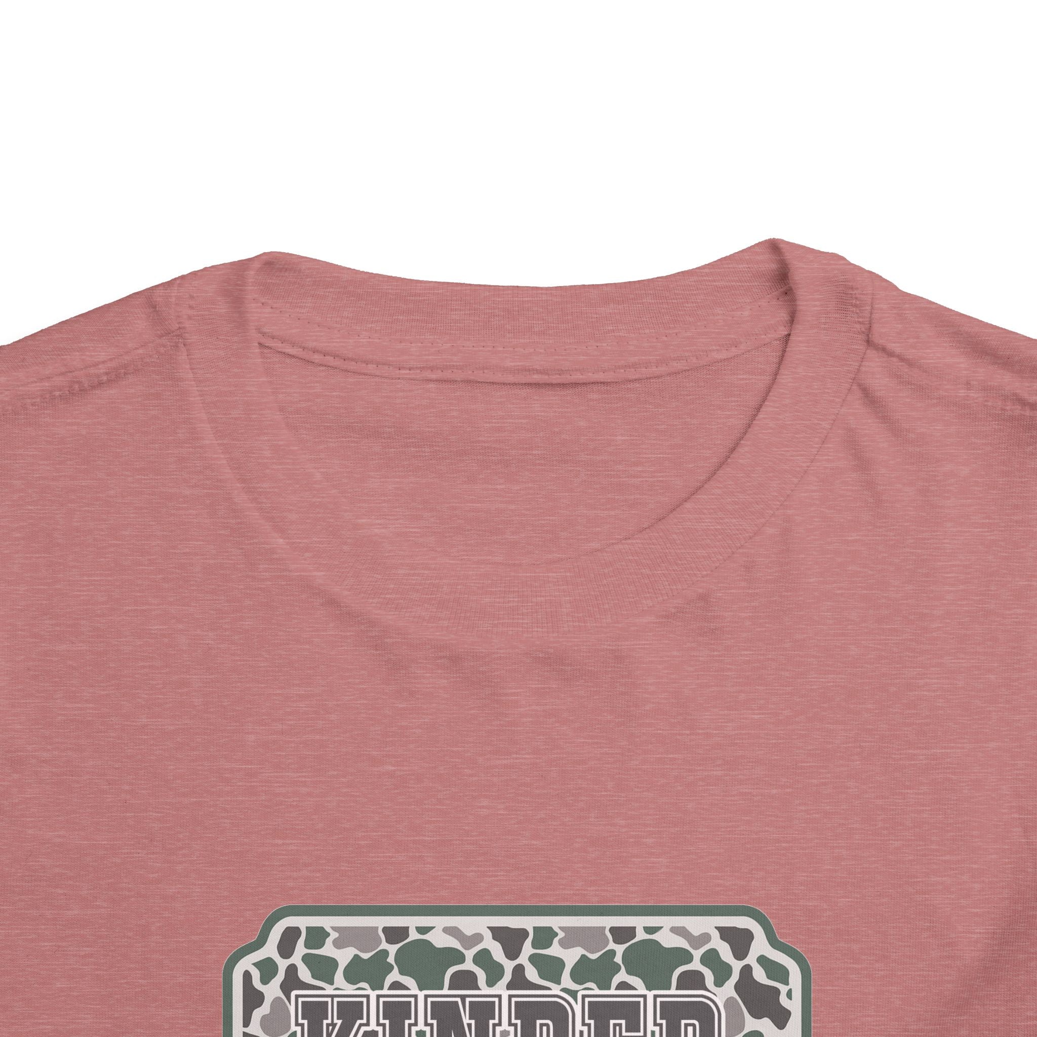 Kindergarten Toddler Tee — Floral Leopard Back to School Shirt