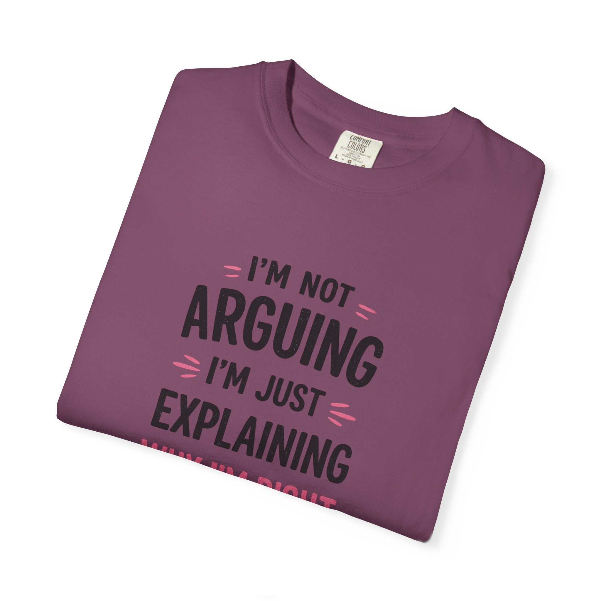 I'm Not Arguing I'm Just Explaining Why I'm Right T-Shirt
