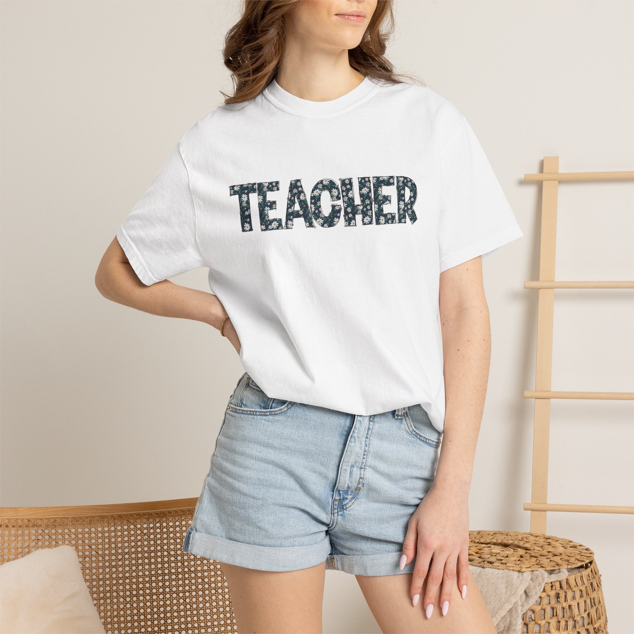Teacher Camouflage Print T-Shirt