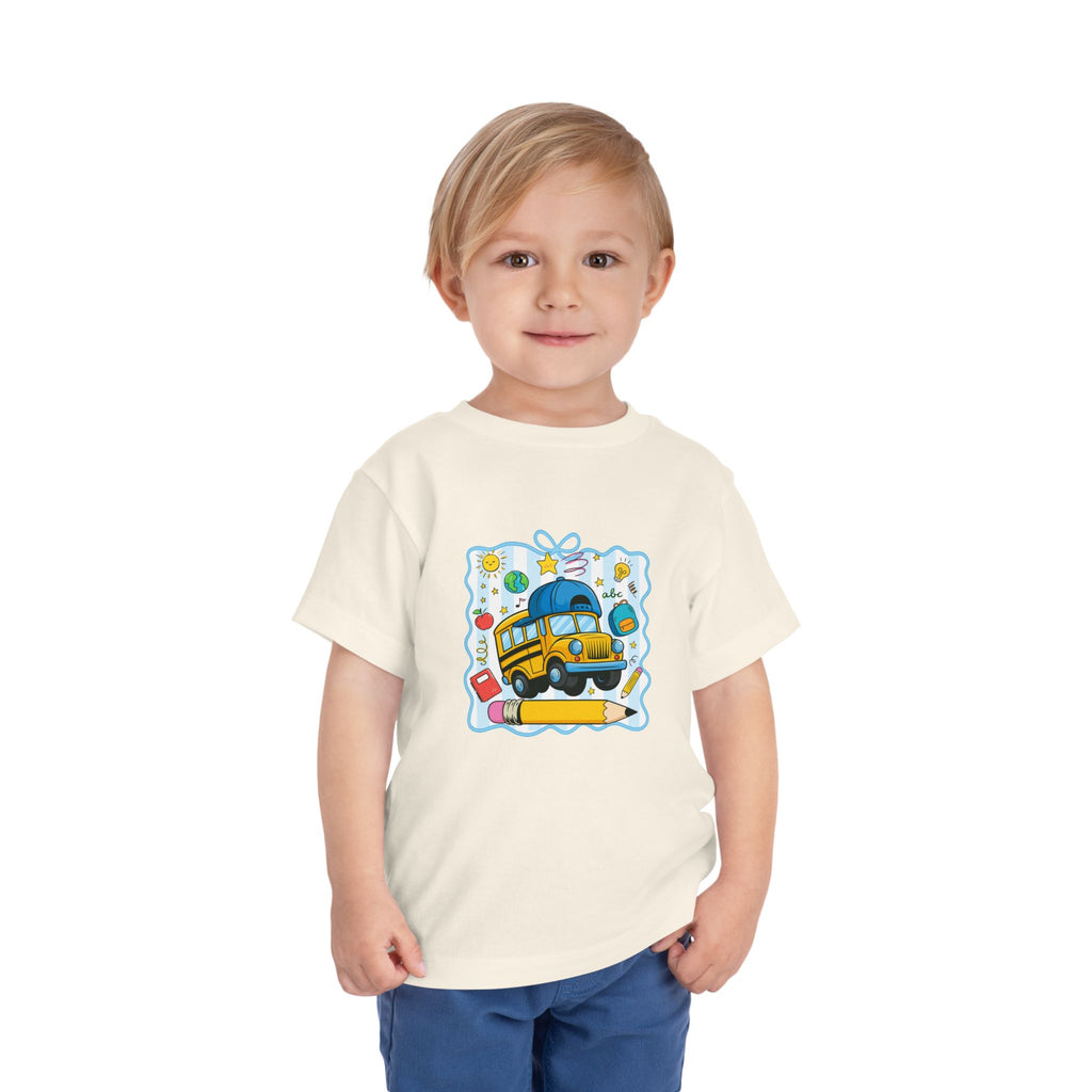Toddler Tee — Cute School Bus Back to School Shirt for Kids