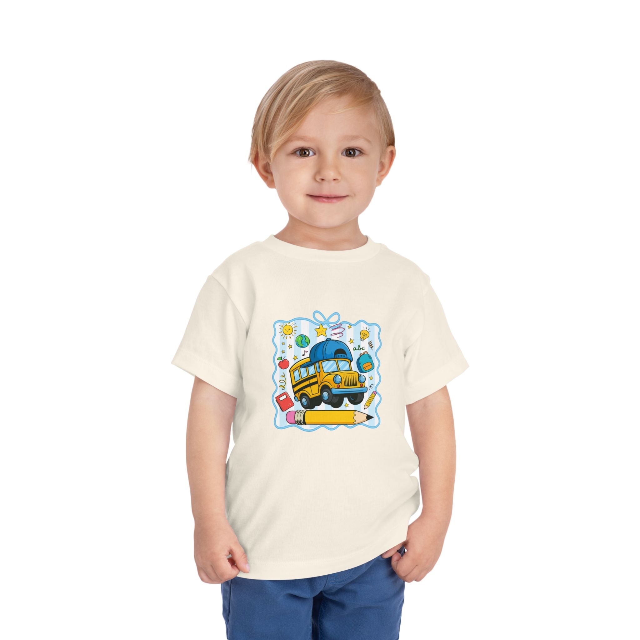 Toddler Tee — Cute School Bus Back to School Shirt for Kids