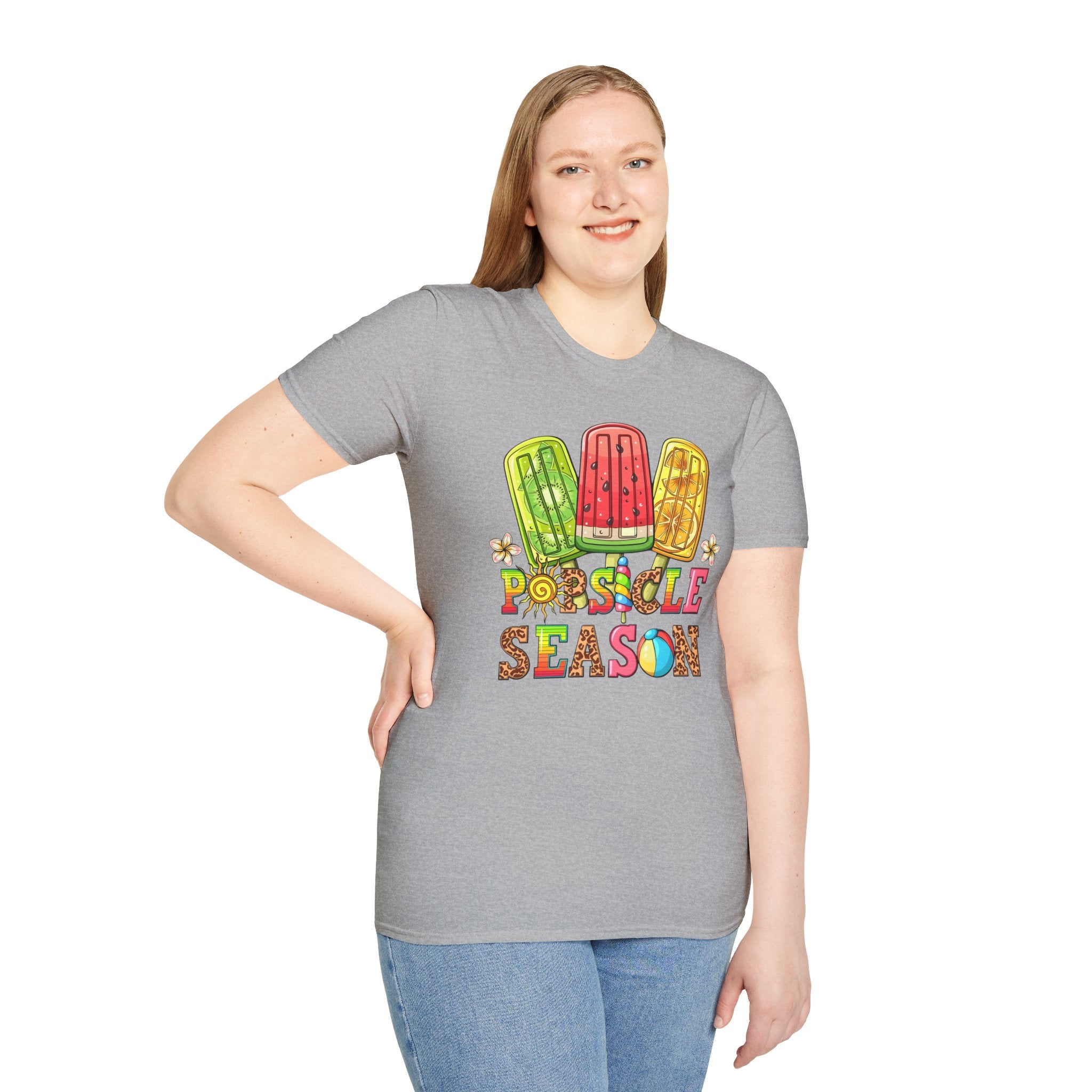 Popsicle Season T‑Shirt — Colorful Summer Popsicle Graphic Tee