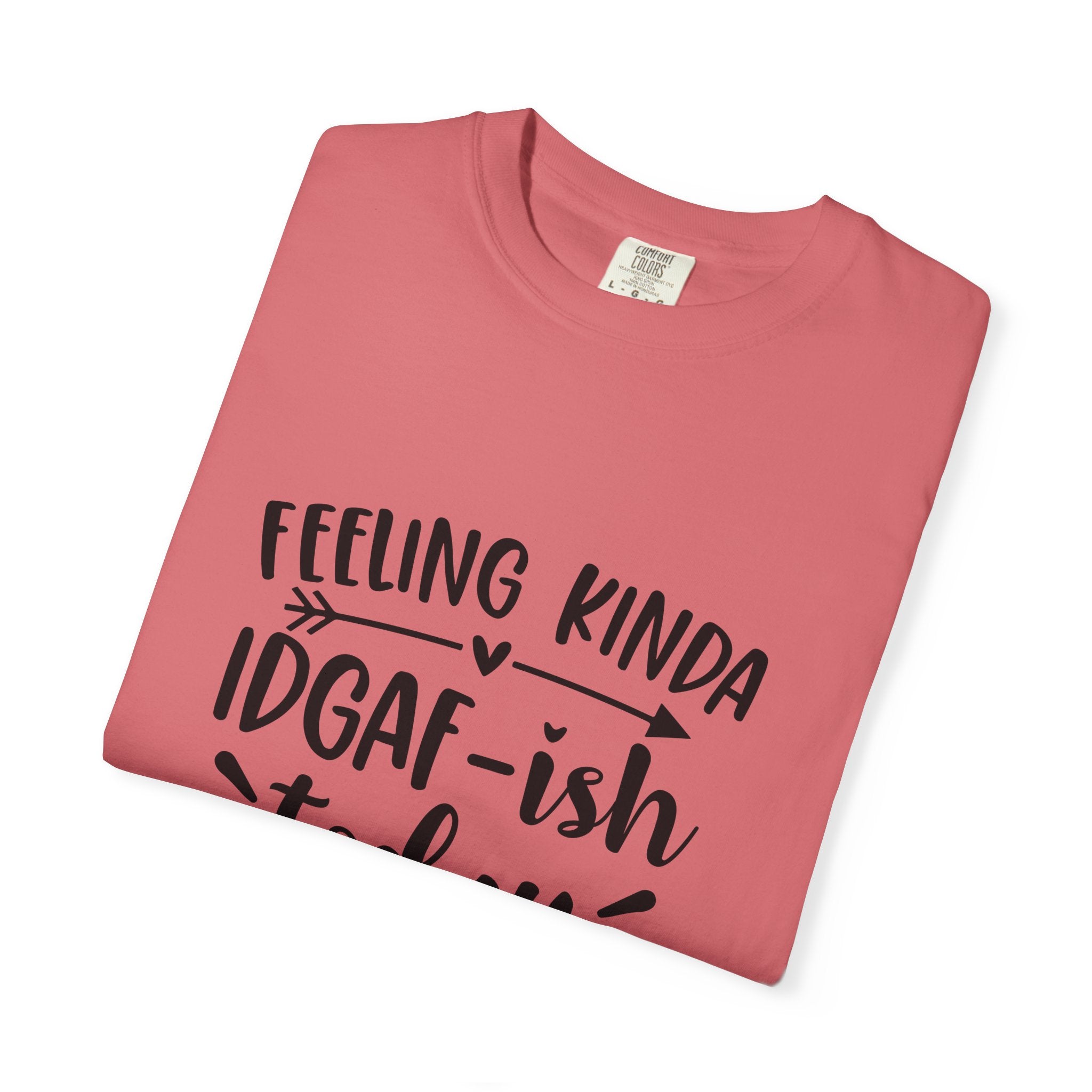 Graphic Tee — "Feeling Kinda IDGAF-ish Today" Casual Statement T-Shirt