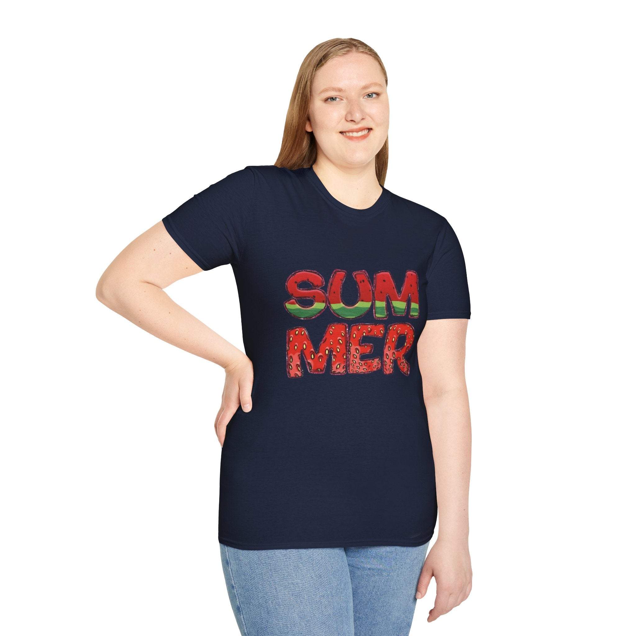 Summer Watermelon T-Shirt — Retro Fruity "SUMMER" Graphic Tee