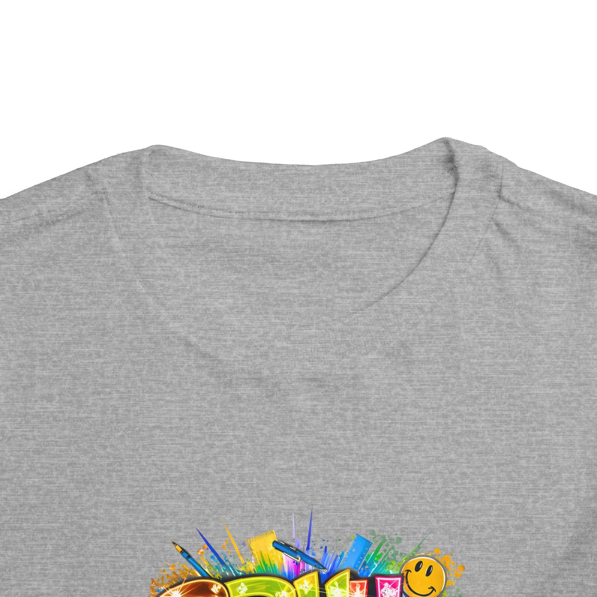 Toddler Tee — Colorful "Bruh We Are Back" Graphic Shirt