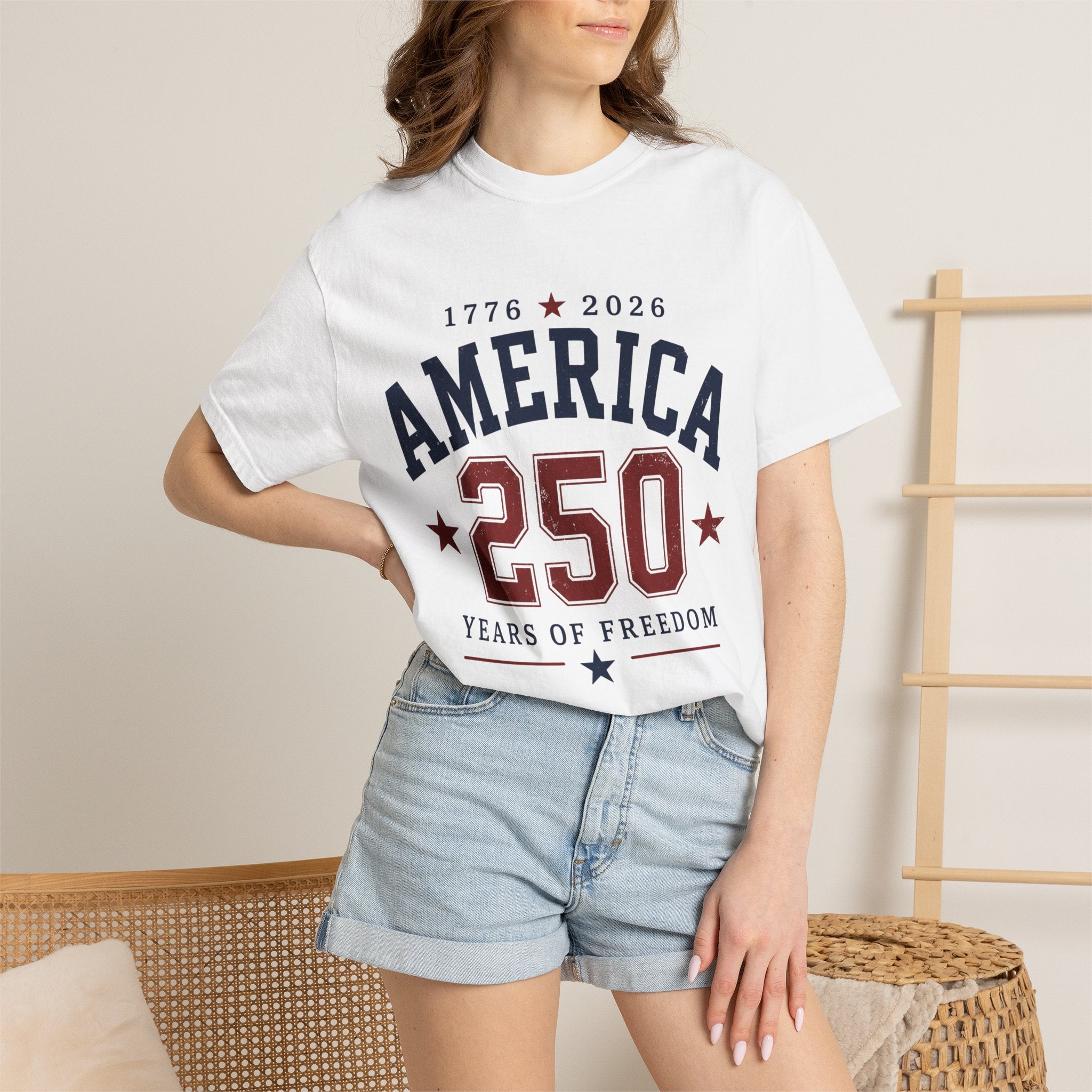 America 250 T-Shirt — 1776–2026 Years of Freedom Patriotic Tee