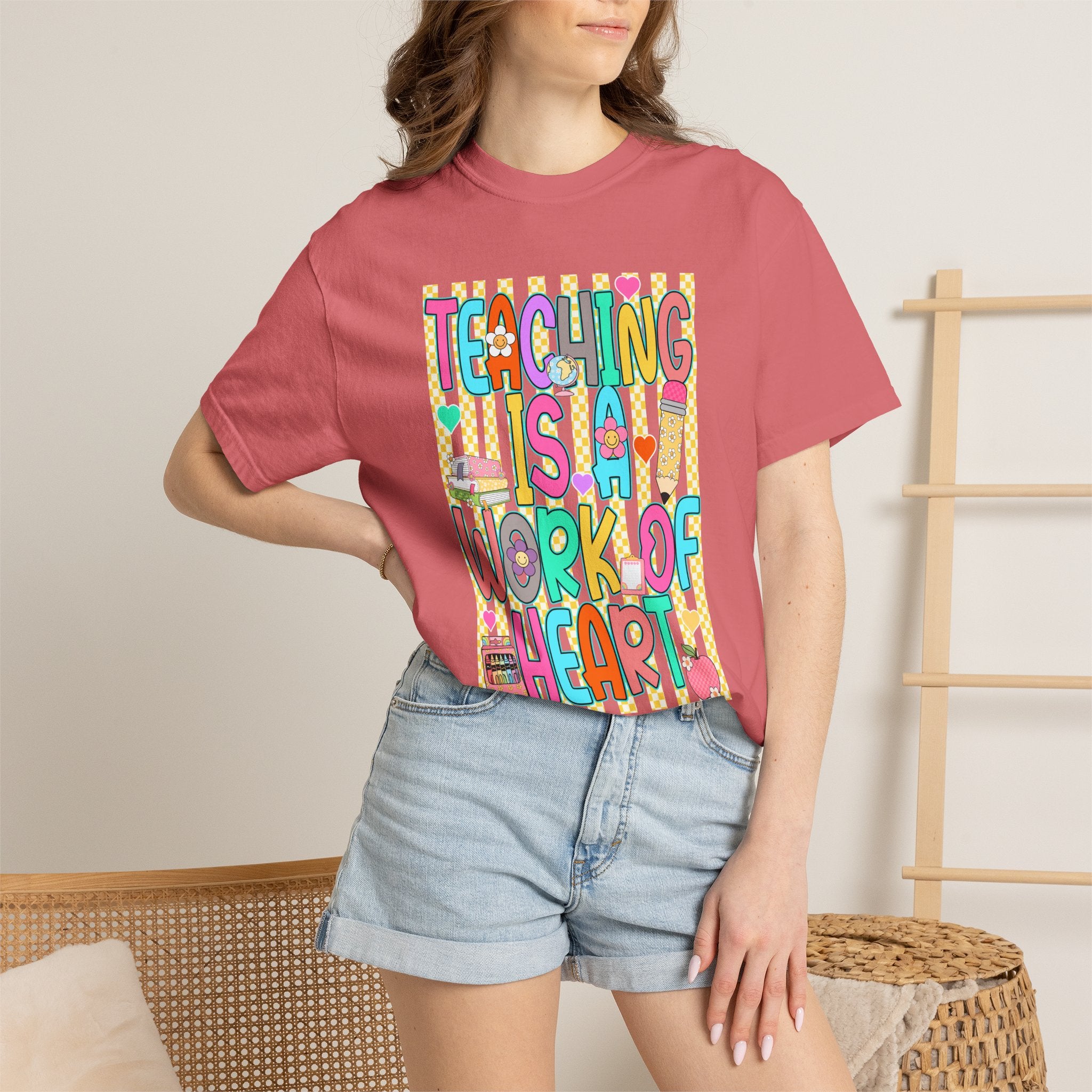 Teaching Is a Work of Heart T-Shirt