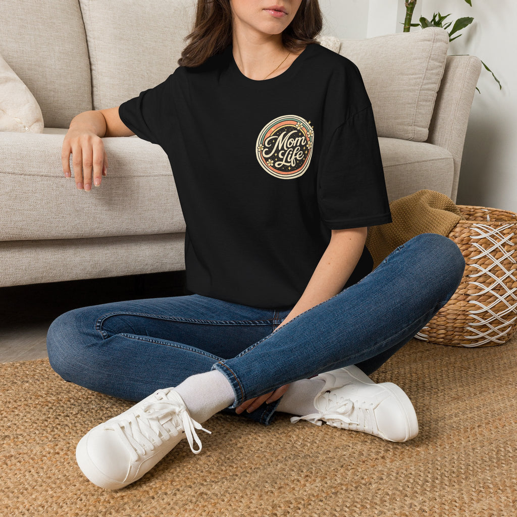 Mom Life T-Shirt — Retro Floral Mom Tee