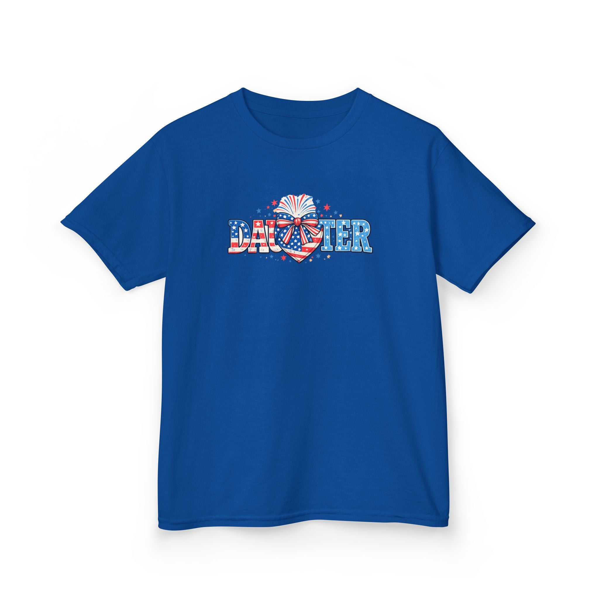 Kids "Daughter" Patriotic Fireworks T-Shirt — 4th of July Girls Tee