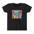 Fourth Grade Youth Tee — Colorful Smiley Back-to-School Shirt