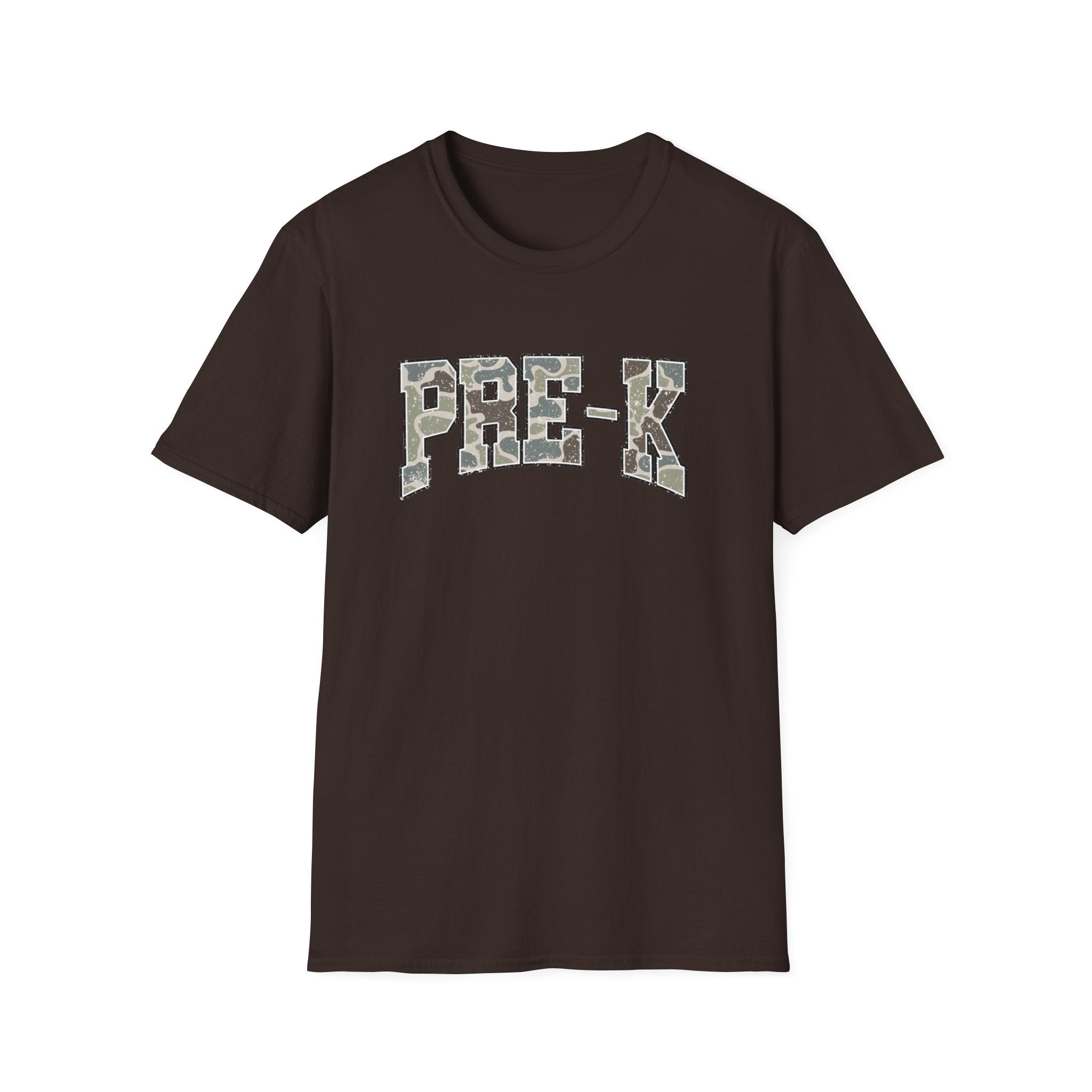 PRE-K Camo Kids T-Shirt — Military Style Preschool Shirt