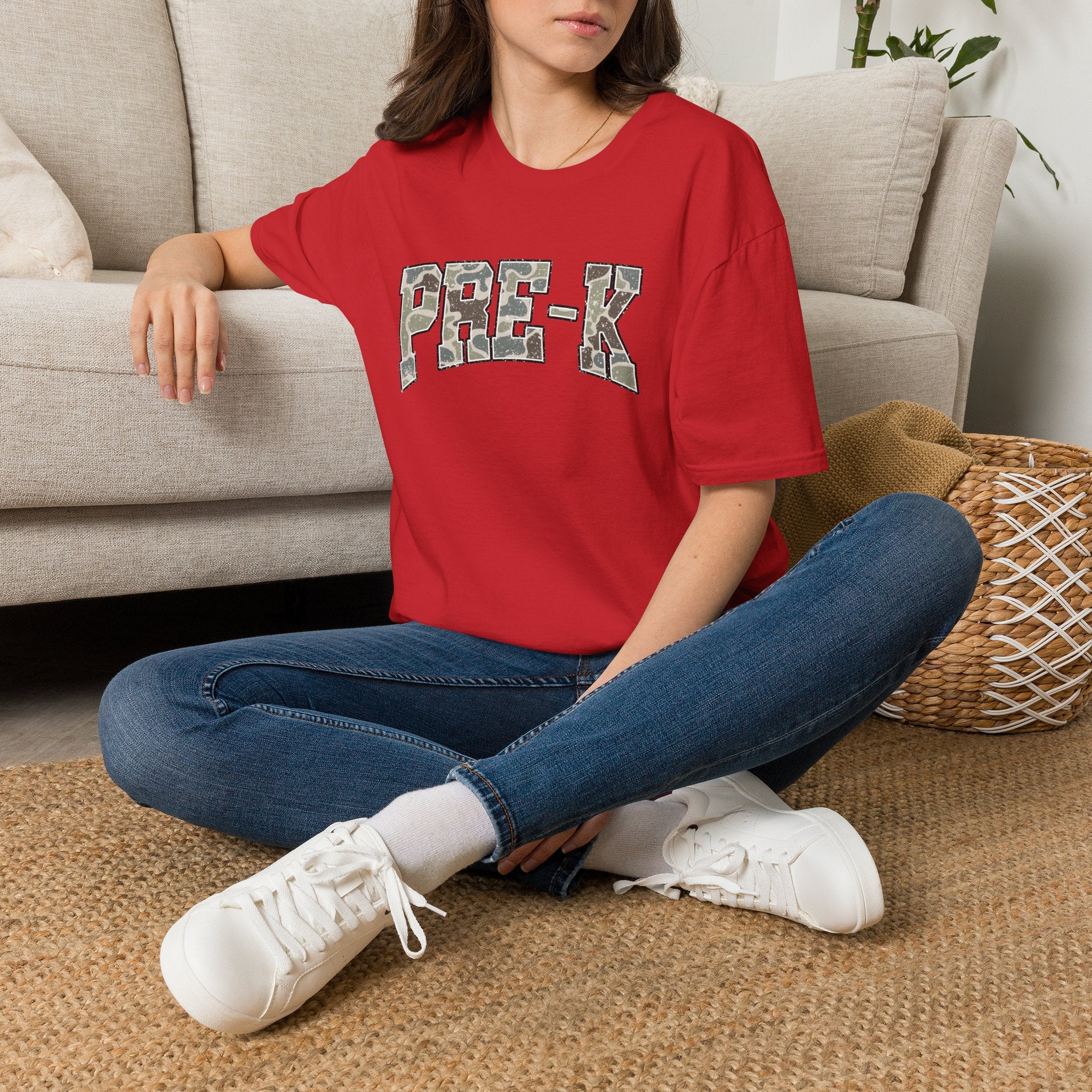 PRE-K Camo Kids T-Shirt — Military Style Preschool Shirt