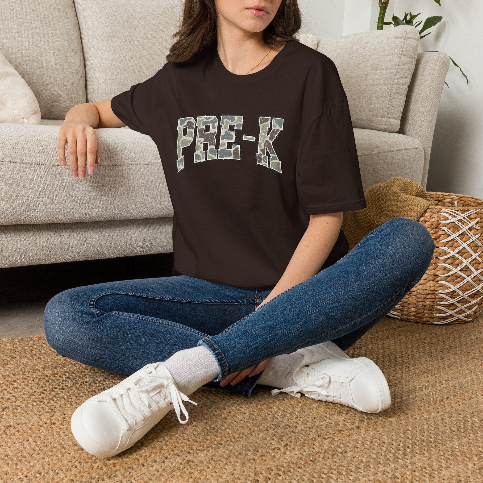 PRE-K Camo Kids T-Shirt — Military Style Preschool Shirt
